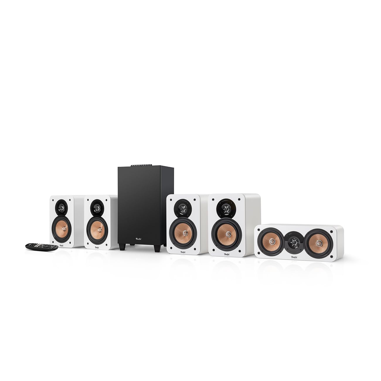 Teufel Ultima 20 Concept 5.1 Surround Soundsystem, Komplettsystem Heimkino mit integriertem AV-Receiver, Bluetooth, Dolby Audio, USB-C-Soundkartenfunktion, HDMI ARC CEC (Weiß) Angebot bei HelloDeals