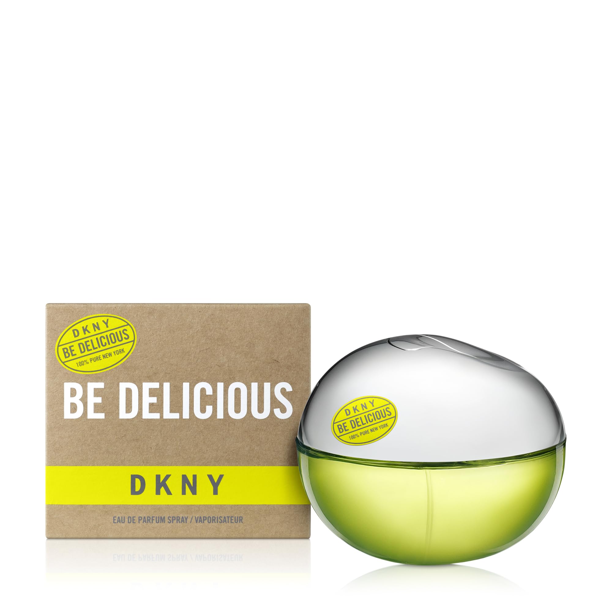 DKNY Be Delicious 100% Pure New York, Eau de Parfum für Damen, Grün-Fruchtiger Duft mit Apfel, Lang Anhaltend 30 ml (1er Pack) Angebot bei HelloDeals