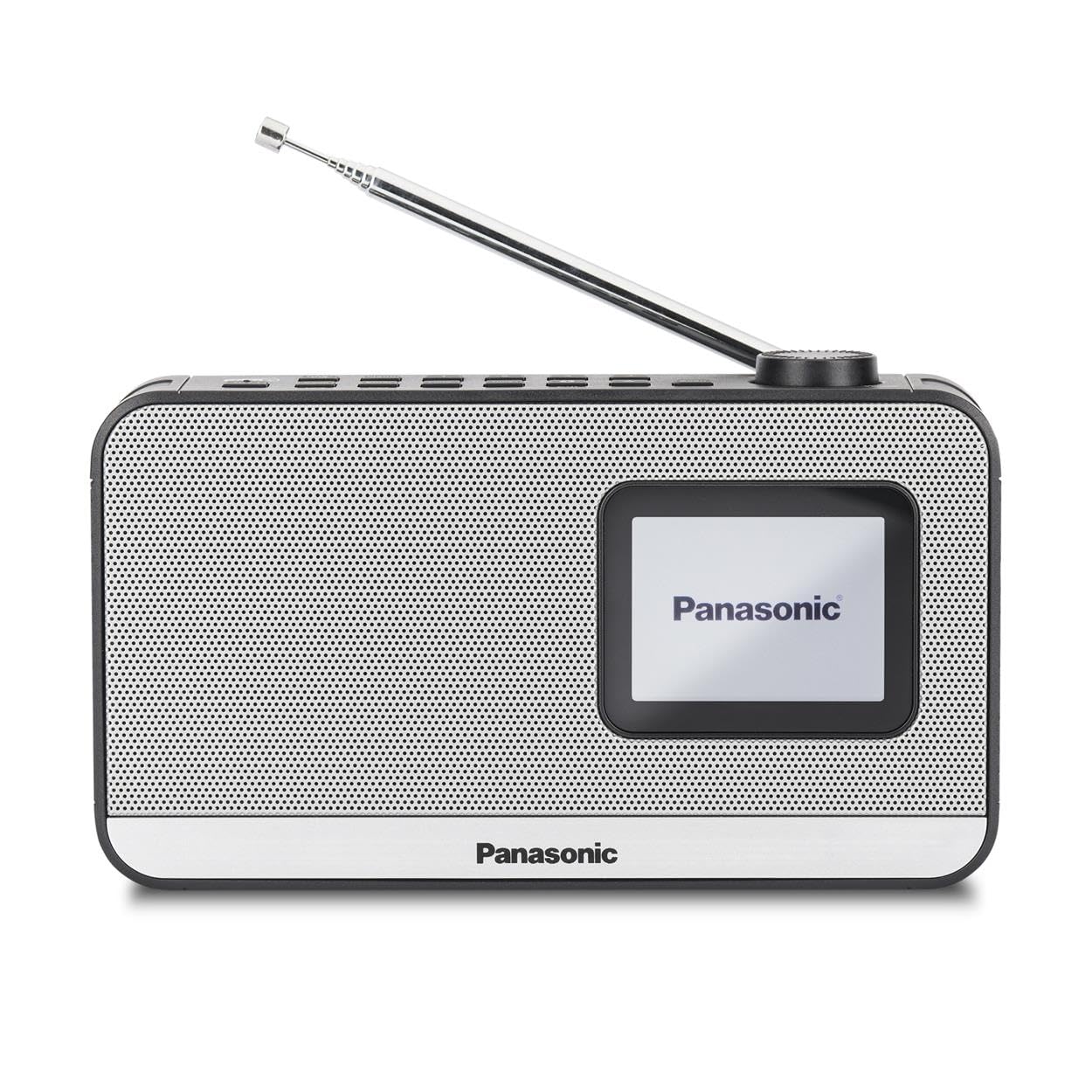 Panasonic RF-D15EG-K Tragbares DAB+/FM Digitalradio mit Bluetooth, 2,4 Zoll TFT LCD-Display, 1W 5cm Lautsprecher, Schlaf-, Wecker- und Uhrfunktion, Schwarz Angebot bei HelloDeals
