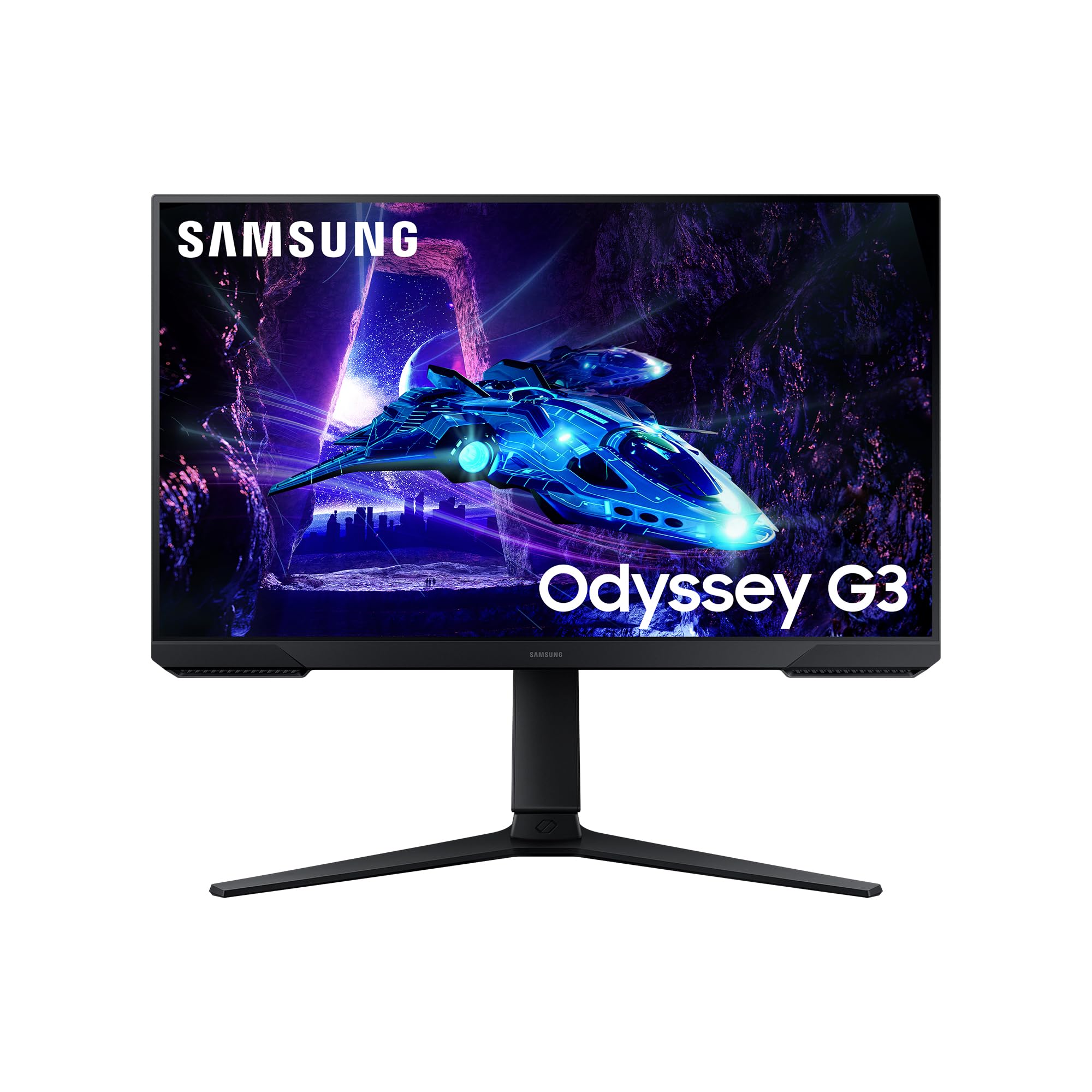 Samsung Odyssey G30D Full HD Gaming Monitor, 24 Zoll, Bildschirm mit VA-Panel, 1.920 x 1.080 Pixel, Bildwiederholrate 180 Hz, Reaktionszeit 1 ms (MPRT), AMD FreeSync, HDR10, LS24DG300EUXEN Angebot bei HelloDeals