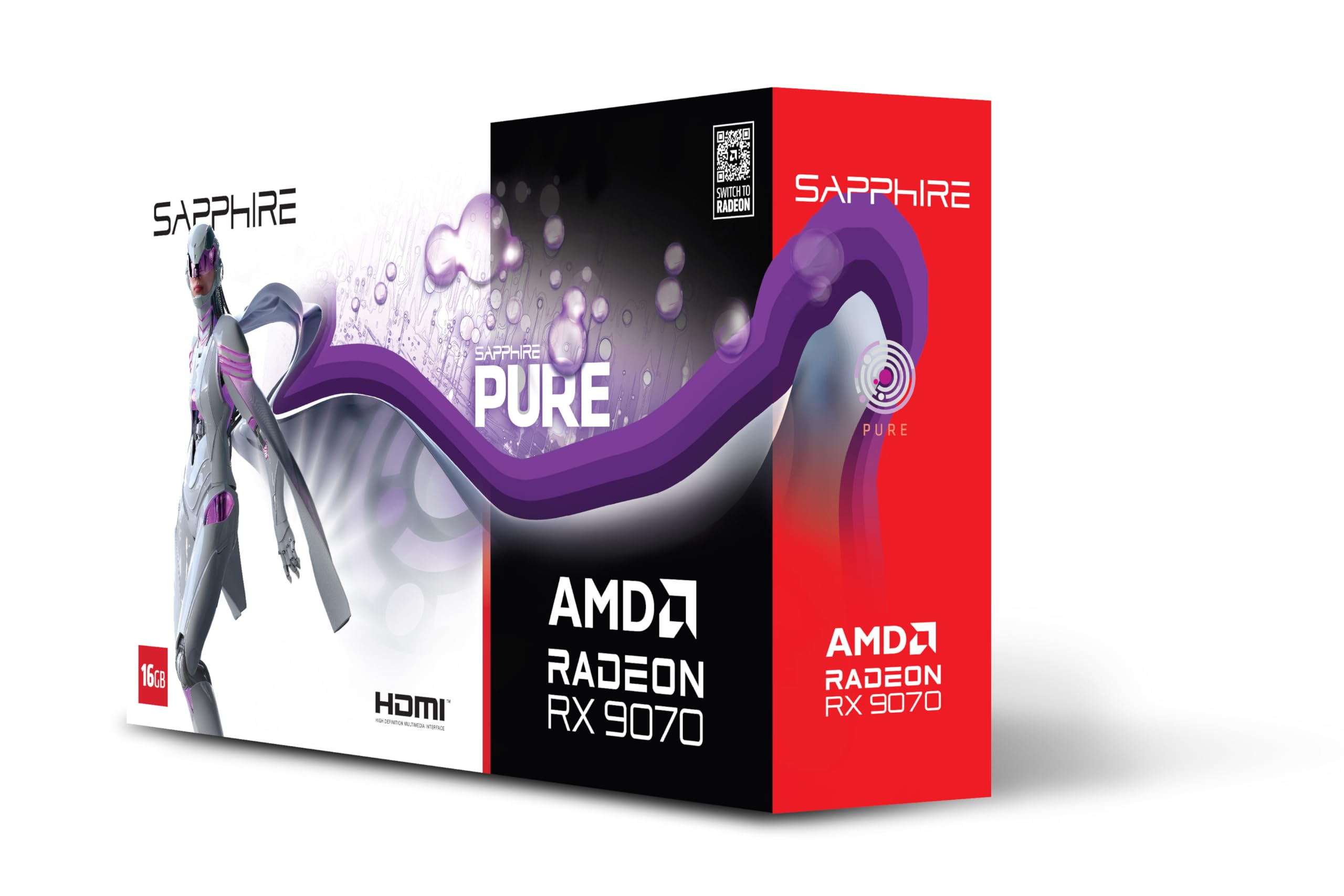 SAPPHIRE PURE RX 9070 GAMING OC 16GB Angebot bei HelloDeals
