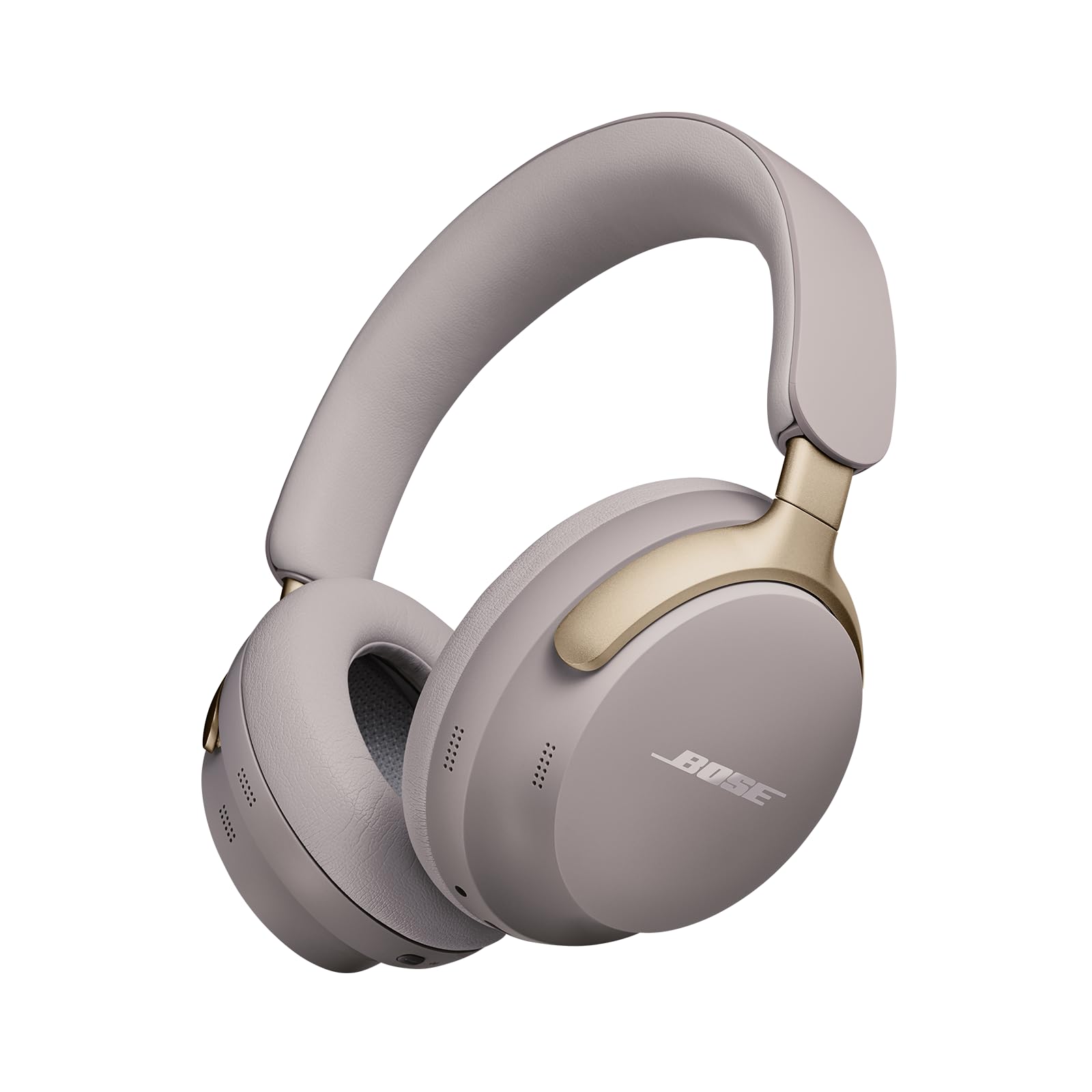 Bose QuietComfort Ultra Headphones Over-Ear-Kopfhörer mit Noise Cancelling für räumlichen Klang, Bis zu 24 Stunden Akkulaufzeit, High-End Kopfhörer mit Raumklang, Sandstein - Limited Edition Angebot bei HelloDeals