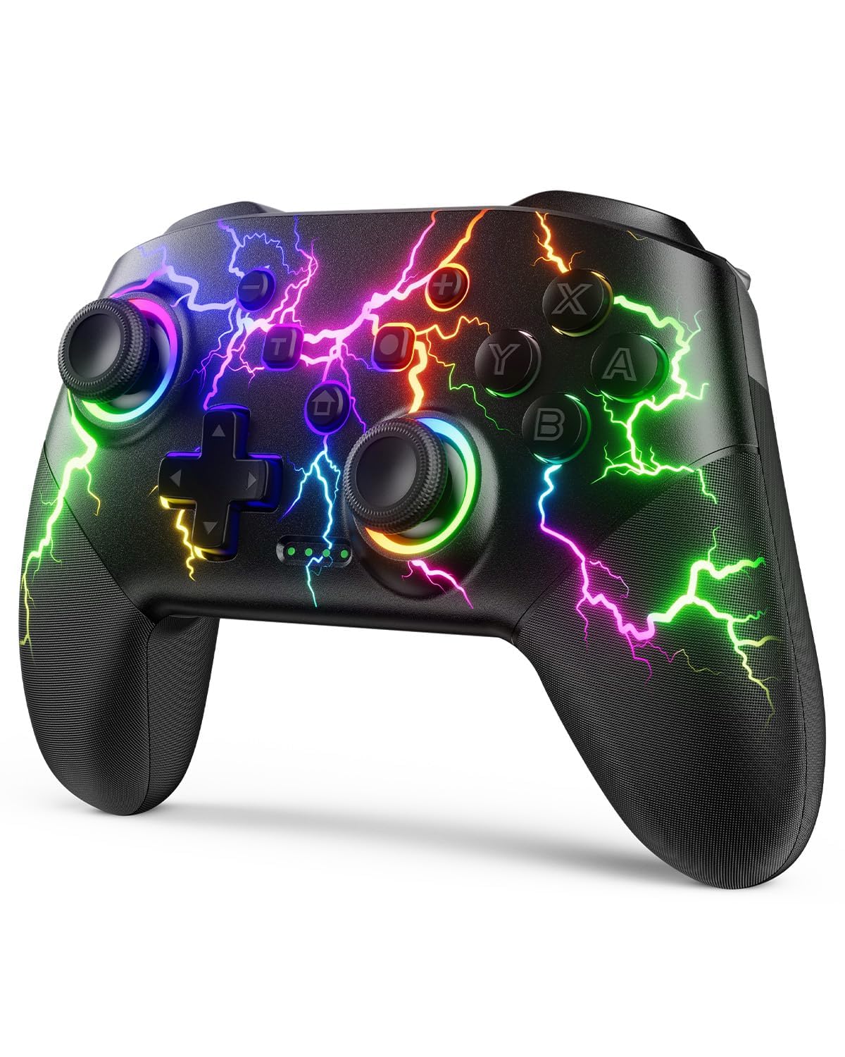 VOYEE Switch Controllers kompatibel mit Switch/Lite/OLED/Windows, 1000mAh Programmierbar RGB Blitz LED, Drahtloser Pro Controller mit Eine Schlüsselpaarung Vibration Aufwachen Angebot bei HelloDeals