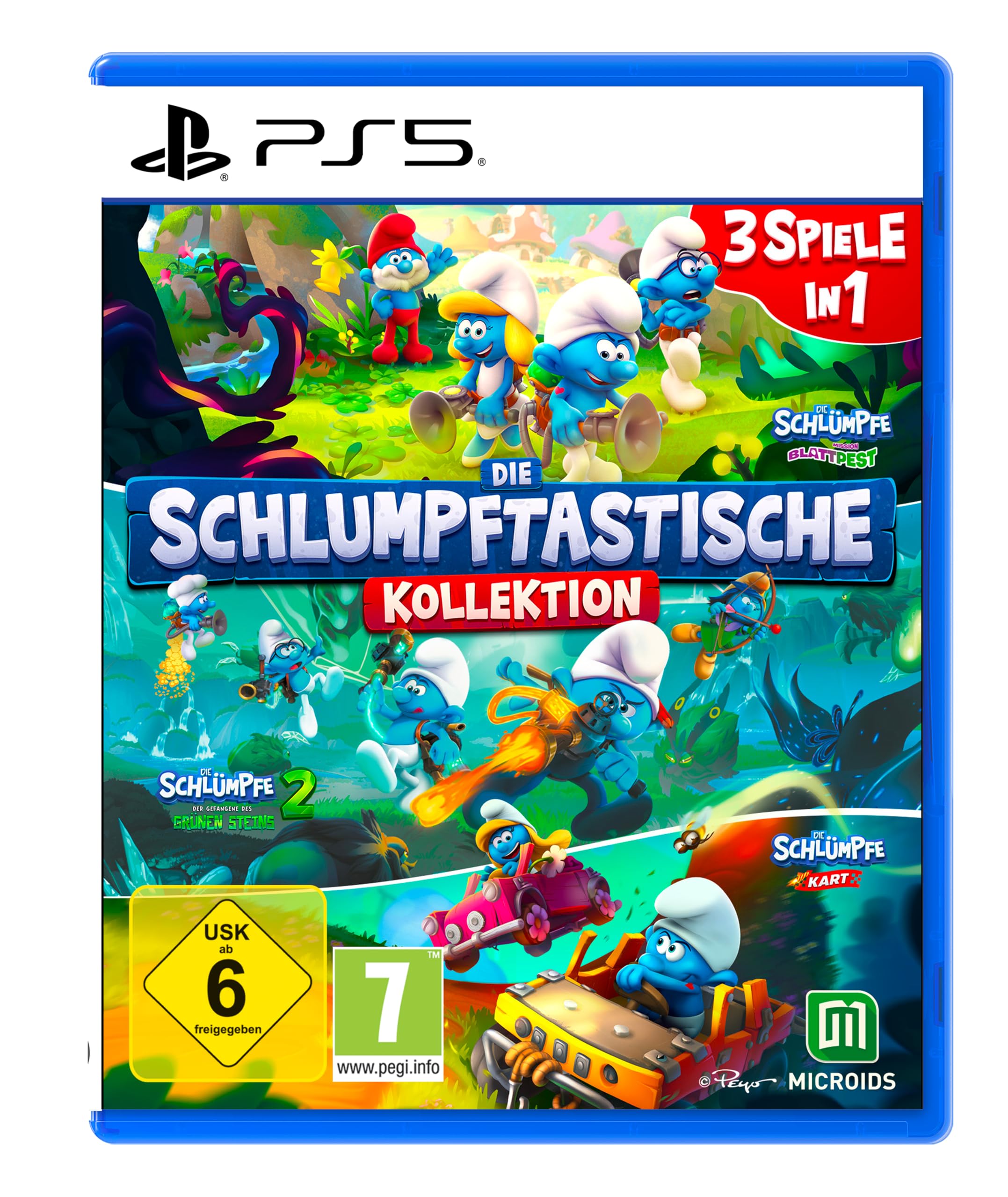 Die Schlumpftastische Kollektion - 3 Spiele in 1 [Playstation 5] Angebot bei HelloDeals