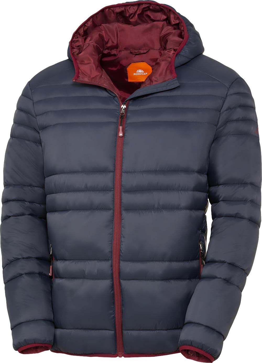 NORDCAP Steppjacke Herren in Daunenoptik, warme Übergangsjacke, Ultraleicht mit Kapuze, 100% Wattierung, Gr. M – 3XL XL Marine Angebot bei HelloDeals