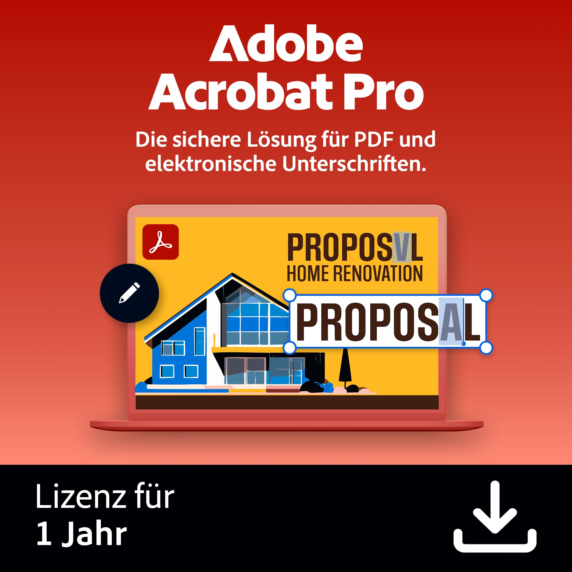 Adobe Acrobat Pro|1 Jahr| PC/Mac|Digital Download Angebot bei HelloDeals