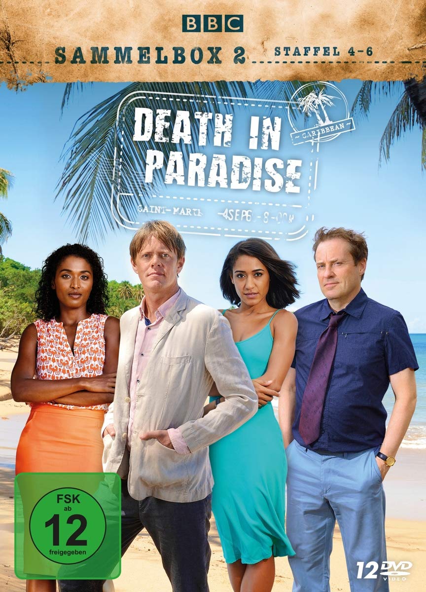 Death in Paradise-Sammelbox 2 (Staffel 4-6) [12 DVDs] Angebot bei HelloDeals