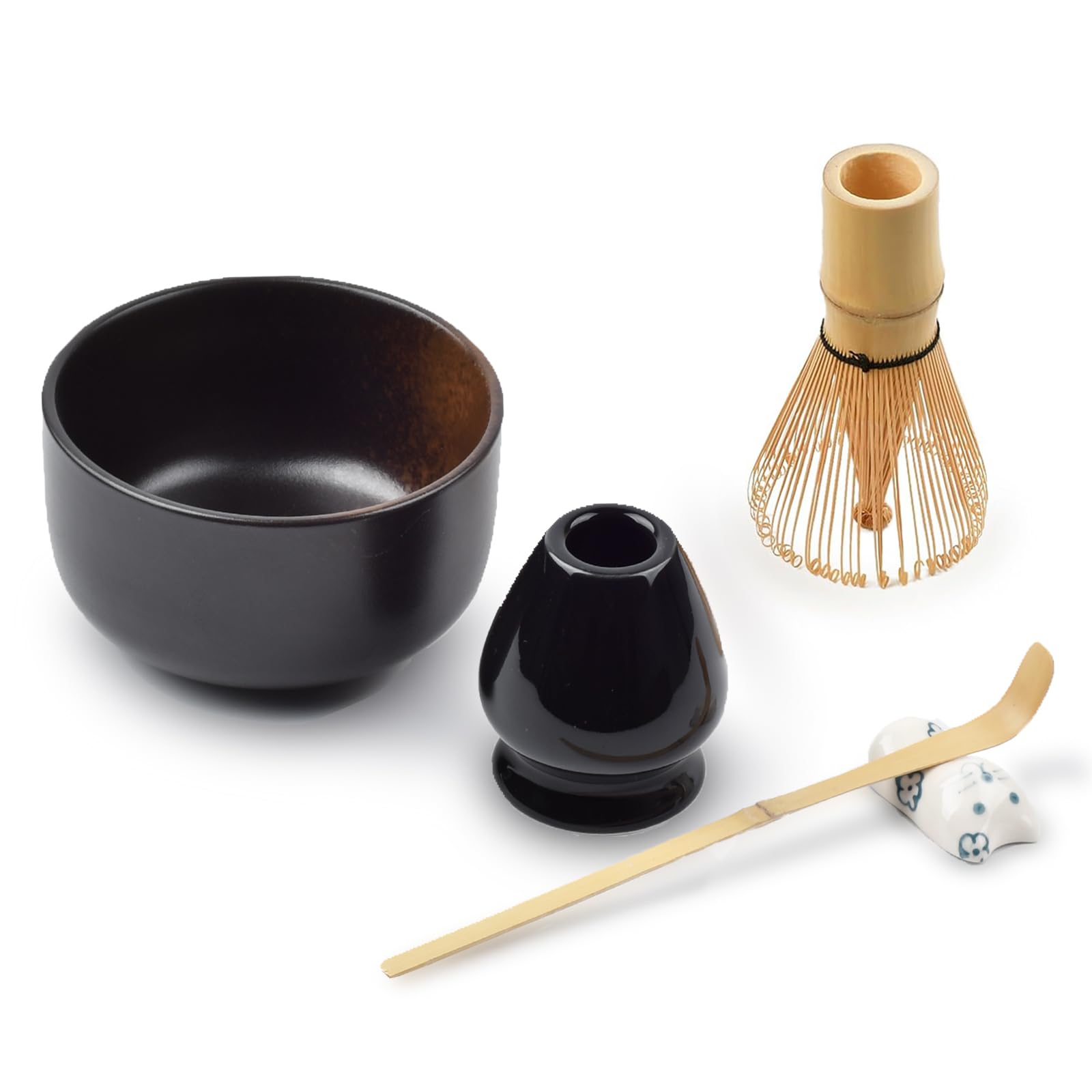MPEIPILA Matcha Tee Set, Matcha Starter Set, Matcha Besen, Japanisches Matchas Set, Matha Set für Teeliebhaber, Matcha Whisk Set für Einsteiger, Matcha Set, Kaffee Angebot bei HelloDeals