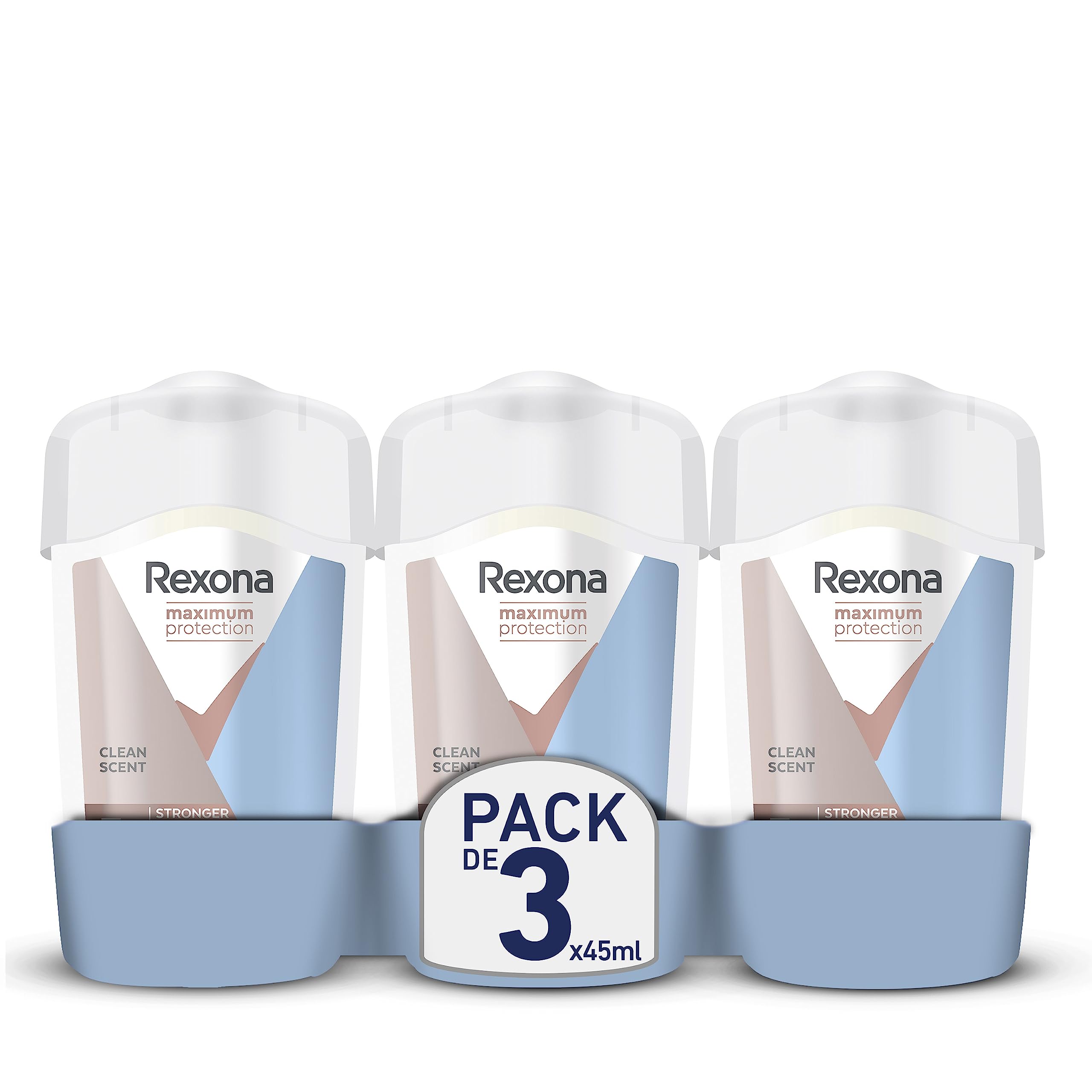 Rexona Deodorant Stick Anti-Transpirant Clean Scent sauber 96H 45 ml – 3 Stück Clean Scent Anti-Transpirant Stick für Damen, 3 Stück 45 ml (3er Pack) Angebot bei HelloDeals