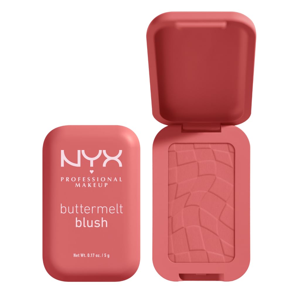 NYX Professional Makeup Buttermelt Blush, Cremige Textur mit Shea Butter, Mandelbutter & Mangobutter, Einfach zu verblenden für einen frischen Look, Farbe: 09 Feeling Butta Angebot bei HelloDeals