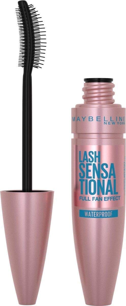 Maybelline New York Mascara für Volumen und Definition, Wasserfest, Lash Sensational, Very Black, 9,5 ml Angebot bei HelloDeals