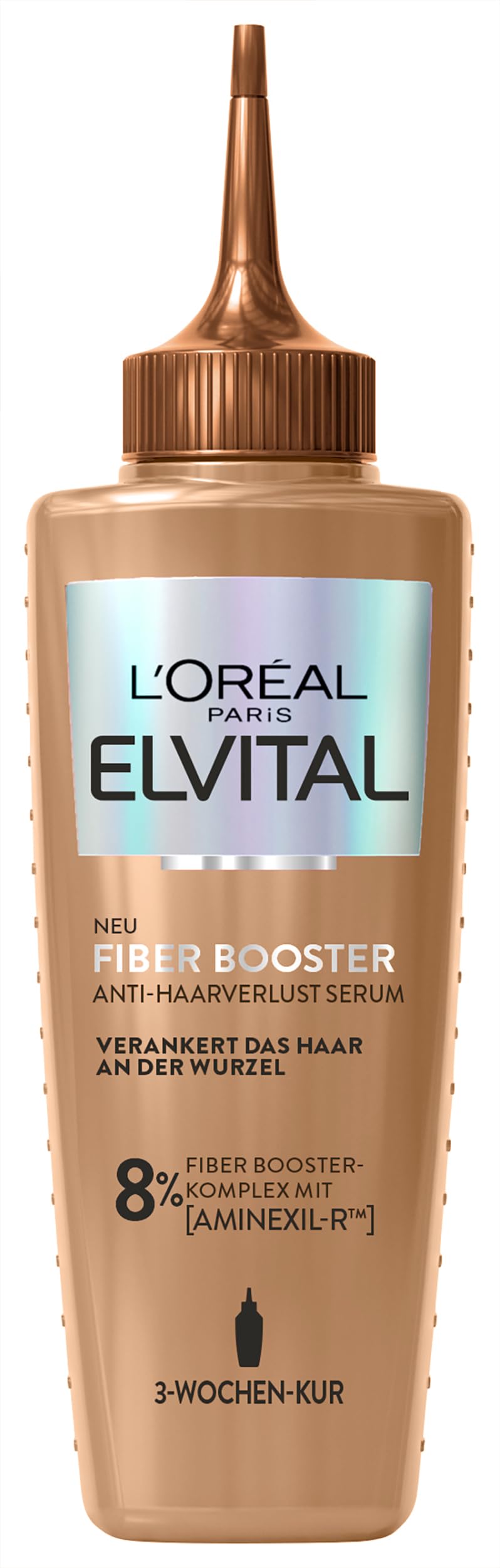 L'Oréal Paris Fiber Booster Anti-Haarverlust-Kopfhaut-Serum, Gegen Haarausfall, Für dichteres & stärkeres Haar, Generiert neue Haarfasern, Weniger Haarbruch, Gegen Haarverlust, Elvital, 102 ml 102 ml (1er Pack) Kopfhaut-Serum Angebot bei HelloDeals