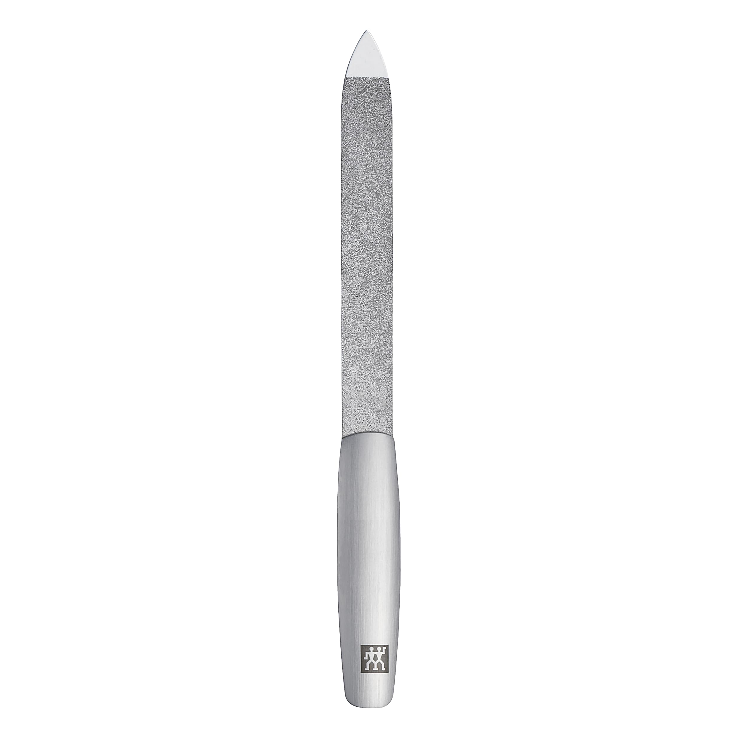ZWILLING Saphir Nagelfeile (Grob- und feinkörnige Feilenflächen zum Kürzen und Formen, Reinigungsspitze), Premium, Silber, 130 mm 130 mm Silber Angebot bei HelloDeals