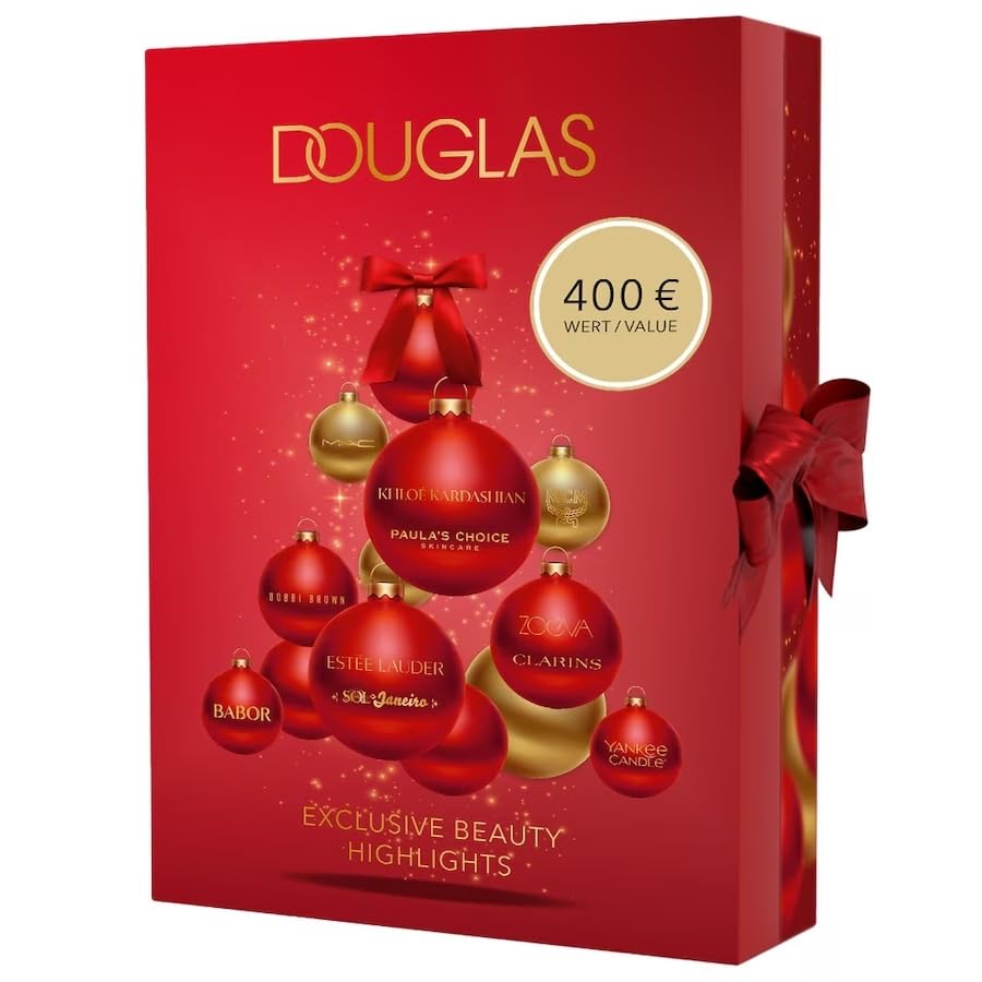 Douglas Adventskalender 2025-400 € Warenwert - PFLEGE, MAKE-UP & DUFT Exclusive Beauty Highlights - MAC, Estee Lauder, MCM, Bobbi Brown, NEONAILS, Clarins, Paulas Choice etc. Angebot bei HelloDeals