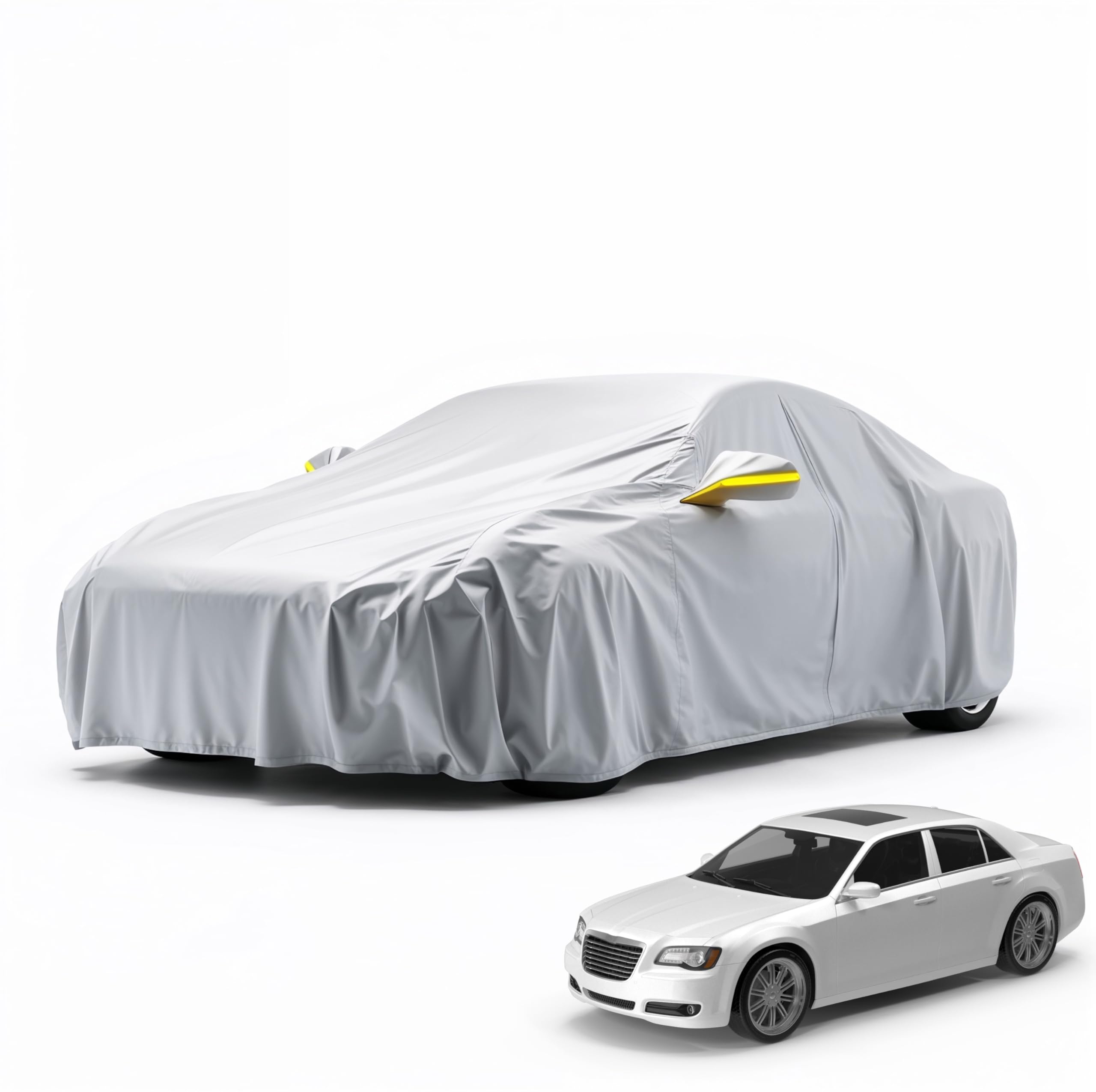 Universal Autoplane Autoschutzhülle Vollgarage Auto Garage Abdeckung - Car Cover - Abdeckplane wasserdicht - Autoabdeckung - Outdoor & Indoor - 430 * 175 * 150 cm unisize Angebot bei HelloDeals