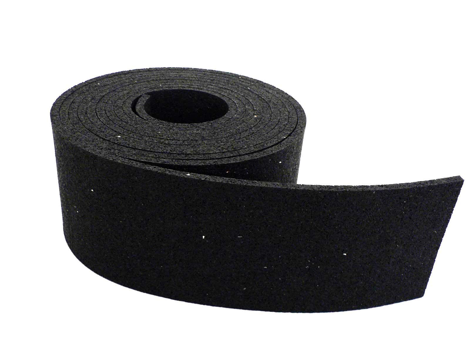 LASIPROFI - Antirutschrolle | Antirutschmatte aus PU-gebundenem Gummigranulat, geprüft nach VDI-Richtlinien | Druckfestigkeit bis 300 Tonnen/m²; Größe: 5.000x125x4mm; Farbe: schwarz | LKW Angebot bei HelloDeals