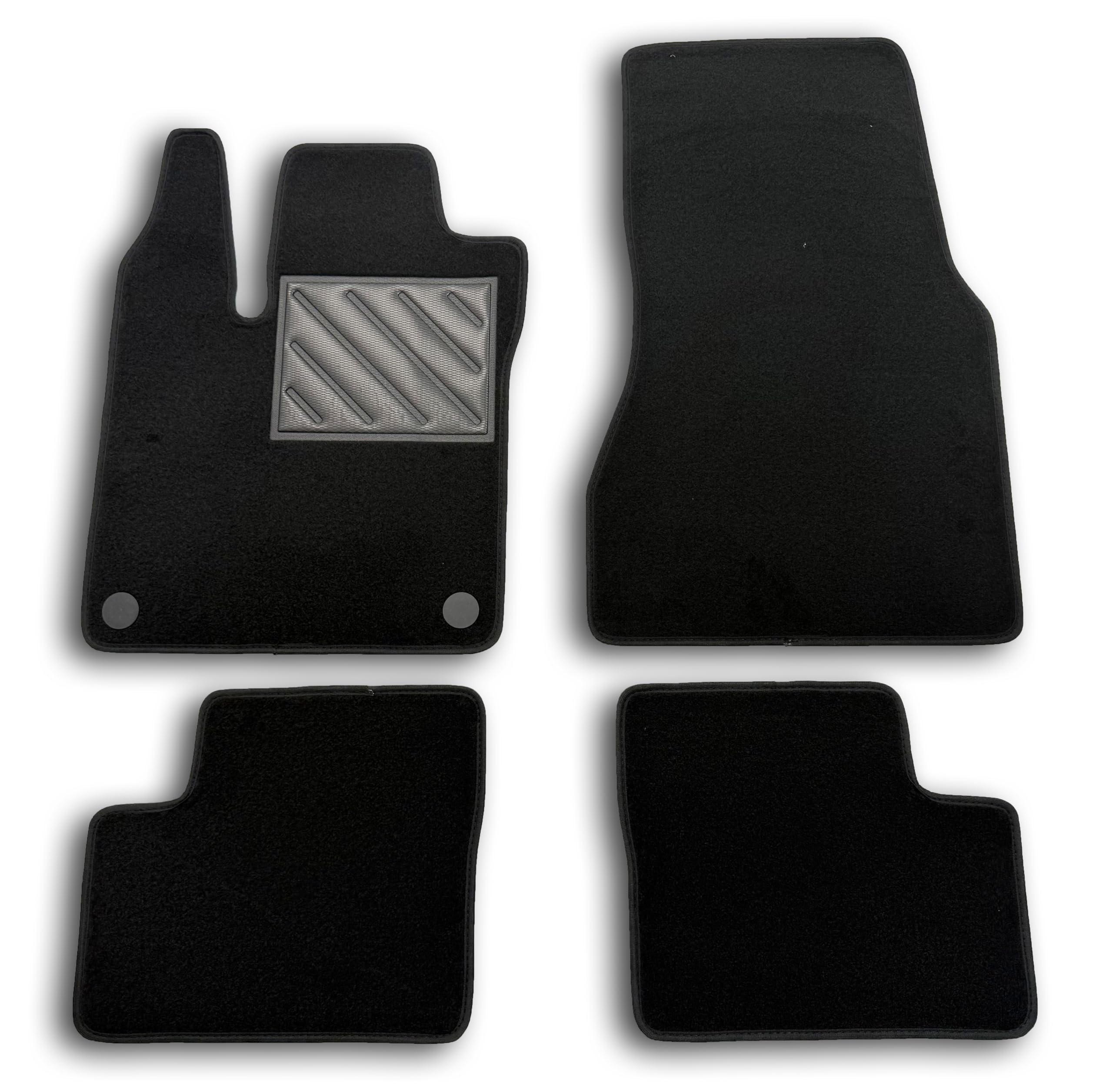 Fußmatten für Twingo III ab 2014–, passgenau, Absatzschoner aus verstärktem Gummi mit Befestigungsknöpfen Twingo III 2014- Angebot bei HelloDeals