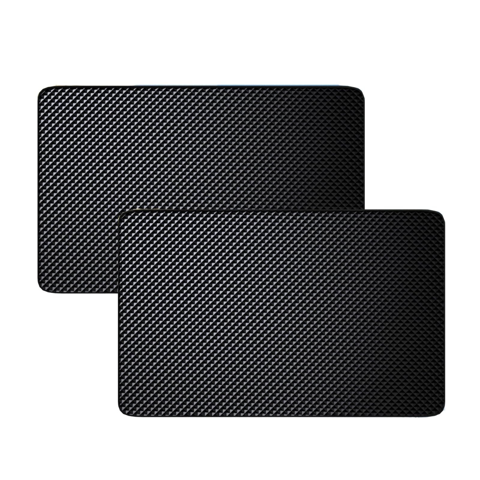 2 Stück Auto Antirutschmatte,Silikon Fixierkissen Wird für Auto Armaturenbrett Antirutsch Pads, Universal Antirutschmatte Handy Anti Rutsch Matte für Brillen Handys Verwendet Autodekorationen Angebot bei HelloDeals