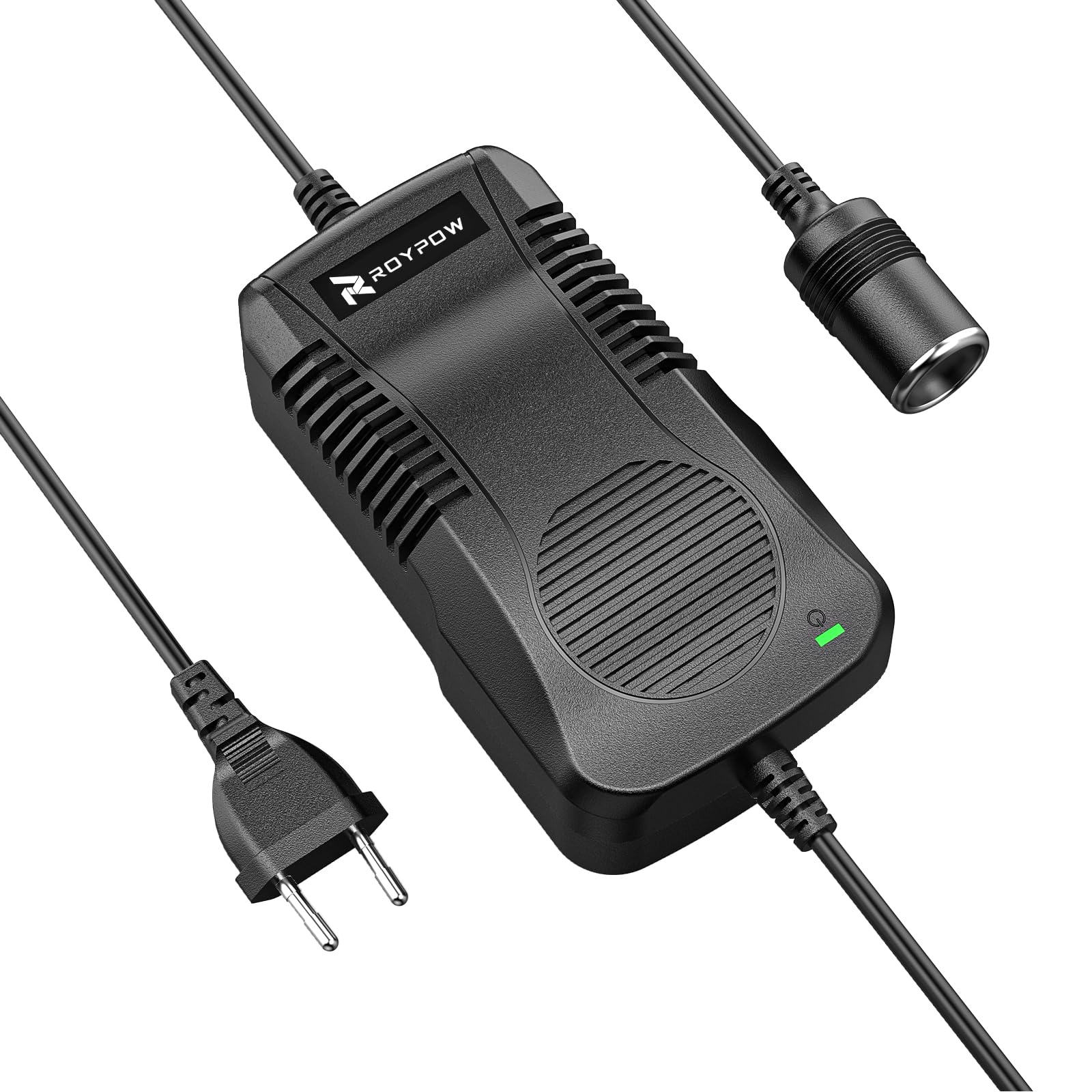 RoyPow Wechselrichter KFZ-Netzteil 12V 15A Konverter Transformer AC zu DC Spannungswandler 180W (Max 200W) 230v auf 12v mit Zigarettenanzünder Buchse Angebot bei HelloDeals