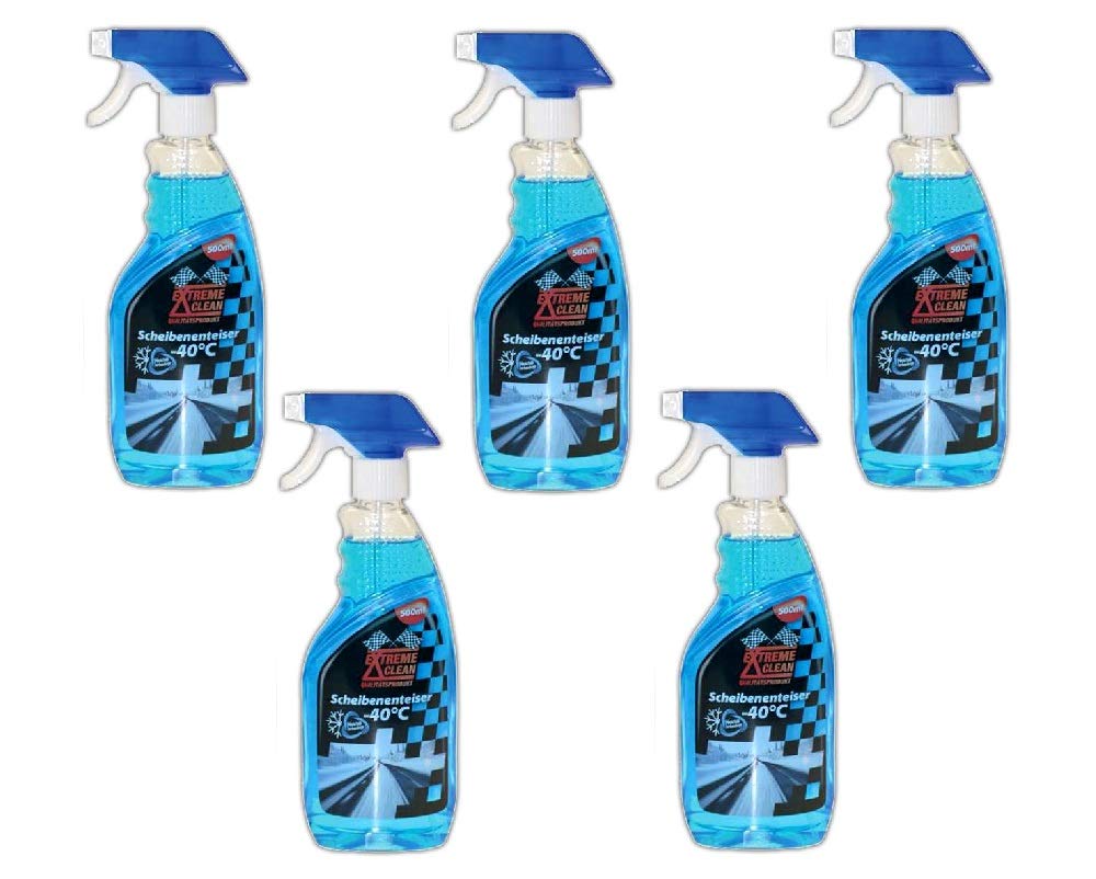 Dahlmann Tools/Extreme Clean 5X 500ml Auto Scheibenenteiser Enteiserspray Scheibenfrostschutz -40°C 2,5 Liter Angebot bei HelloDeals