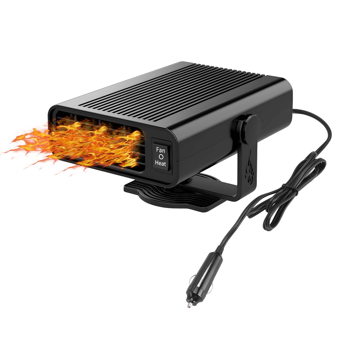 JNNJ Tragbare Autoheizung, 12V 120W Tragbare Auto Heizung, Autoheizung Windschutzscheibe Defroster Defogger, 360° Drehbasis Heizung Für Auto, 2 in 1 Auto Defroster Heizung, Universelles Autozubehör Angebot bei HelloDeals