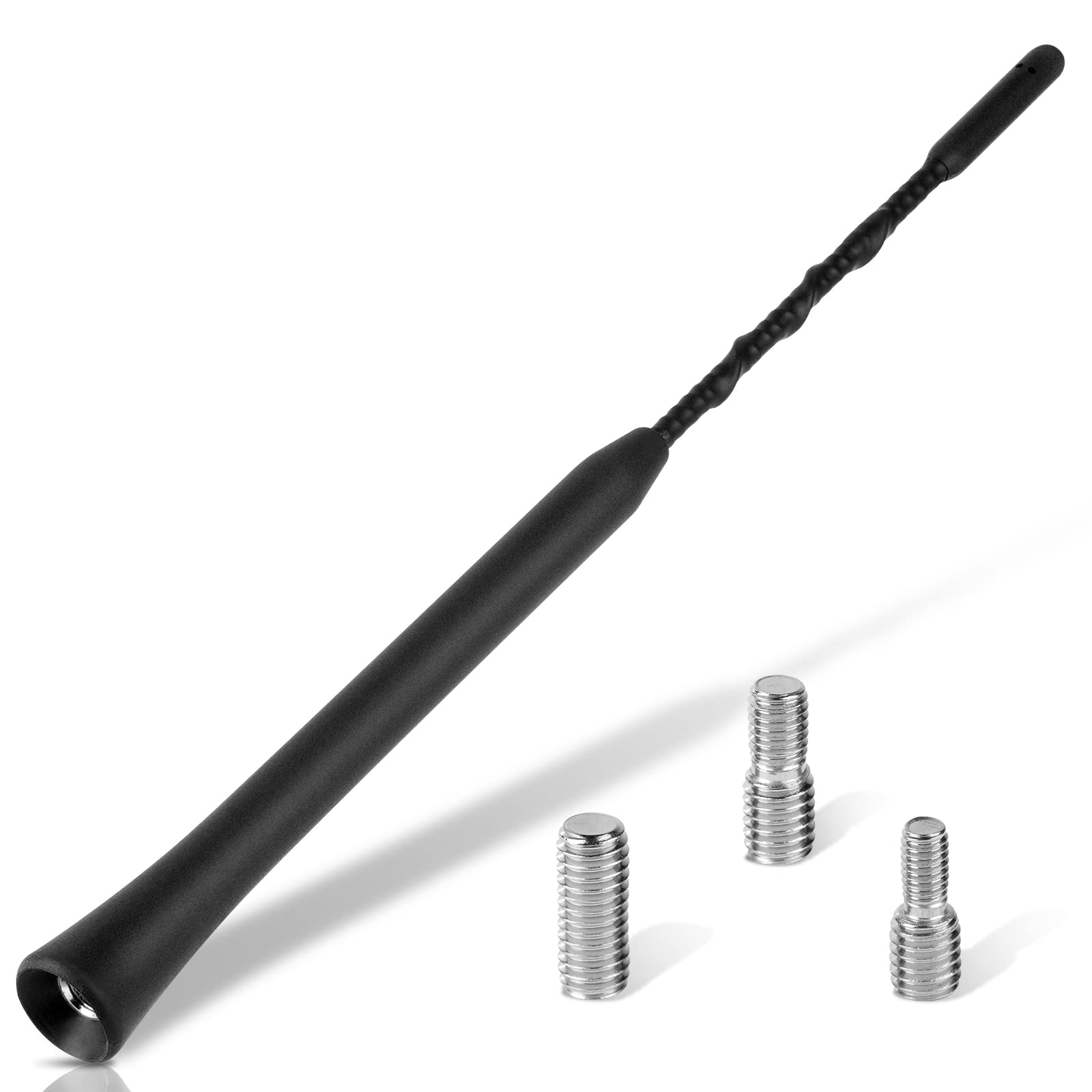 URAQT Antenna Auto, Autoantenne 23 cm mit Verstärker Universal Auto Radio Antenne Dach kurz Kfz Dachantenne für AM FM Empfang Antenne Schwarz mit Verstärktem Empfang mit M4, M5, M6 Gewinde Angebot bei HelloDeals