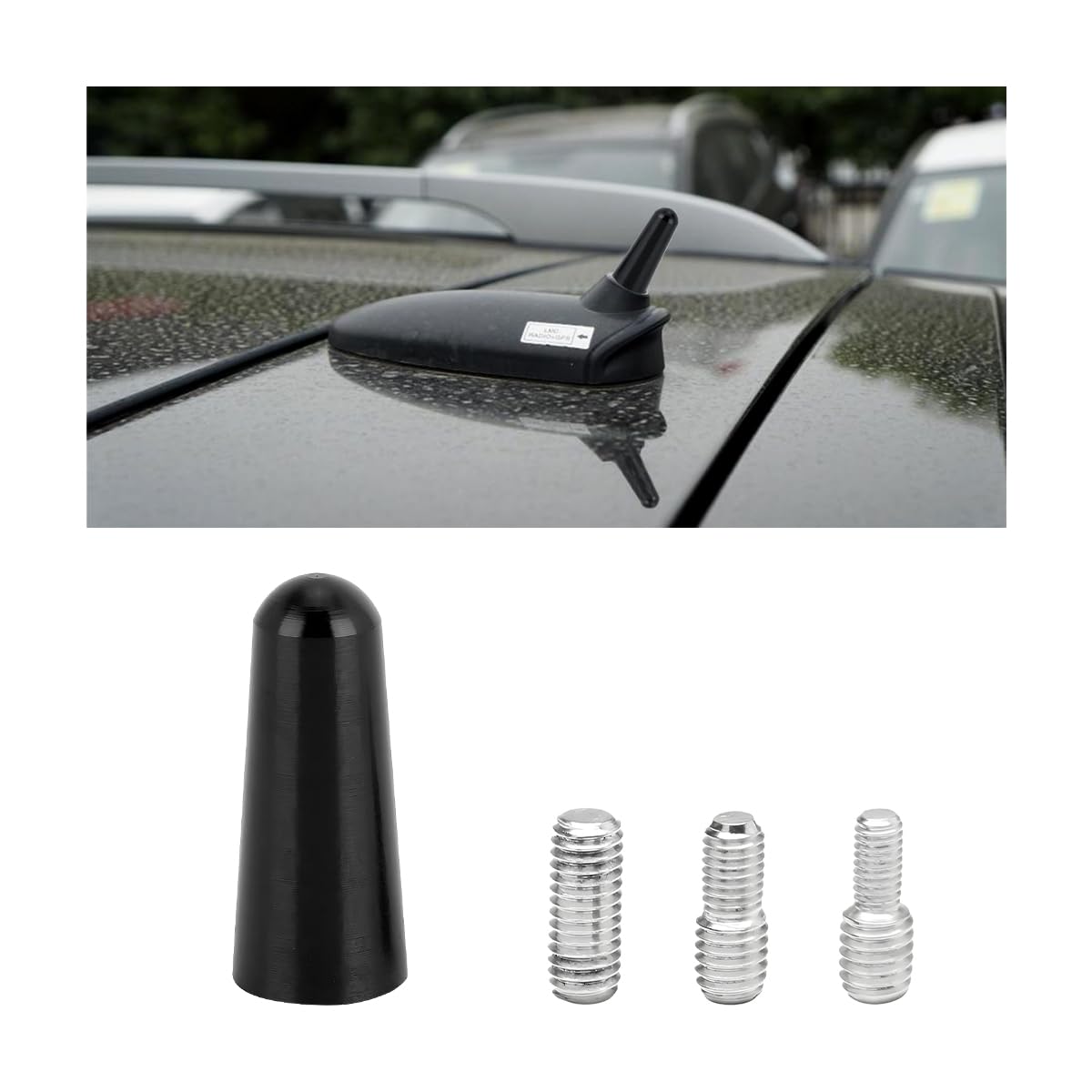 CGEAMDY Autoantenne, Kurzantenne Für Auto, Mini-Autoradio-Antenne, Antennenstab Kurzstab Tuning Autoantenne, Autoradio Antenne Kurz Mit Starker Fm/Am Empfangsfunktion Angebot bei HelloDeals