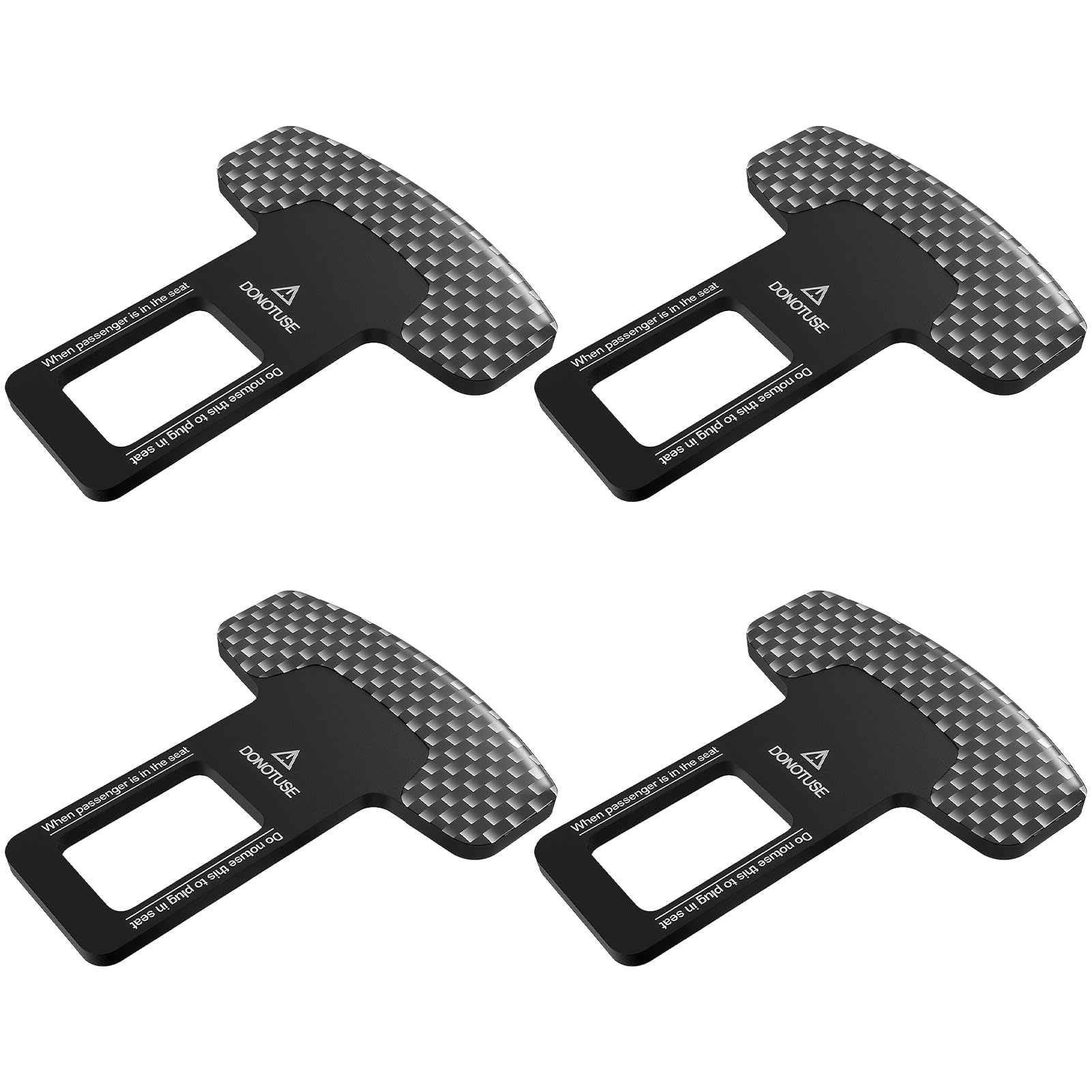 AutoZubehör, 4 Stück Anschnaller Adapter, Auto Sicherheitsgurt Clip Gurtschloss Adapter Sicherheitsgurtschloss, Auto-Sicherheitsgurt Schnall passend für die meisten Autoteile Angebot bei HelloDeals