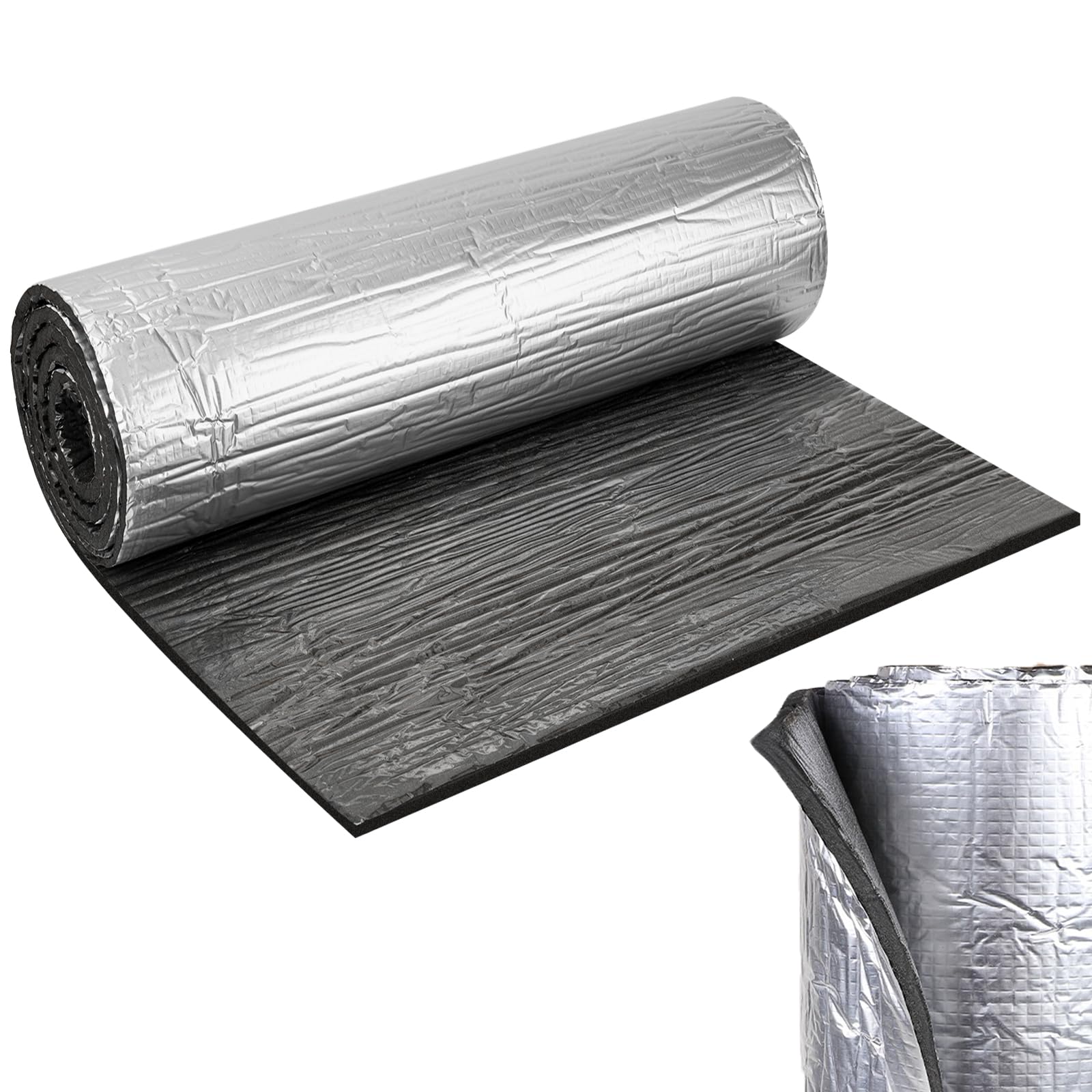 Baketron 10mm Dämmmatte Auto Selbstklebende Schallschutzmatte Isolierung Matte,Schallschutz Mattenrolle,Feuerfest, Feuchtigkeitsfest, Wasserdicht 200cm×50cm 10mm 1㎡ Angebot bei HelloDeals