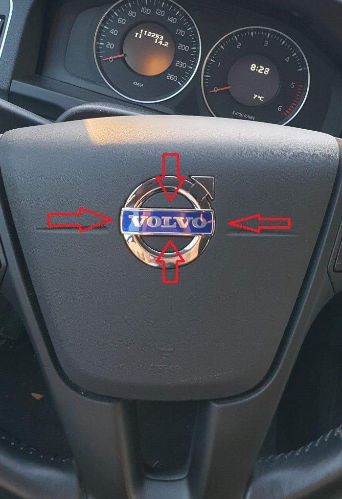 Lenkrad Volvo Original Emblem Zeichen Logo Airbag V40 S60 V60 XC60 V70 XC70 S80 Angebot bei HelloDeals