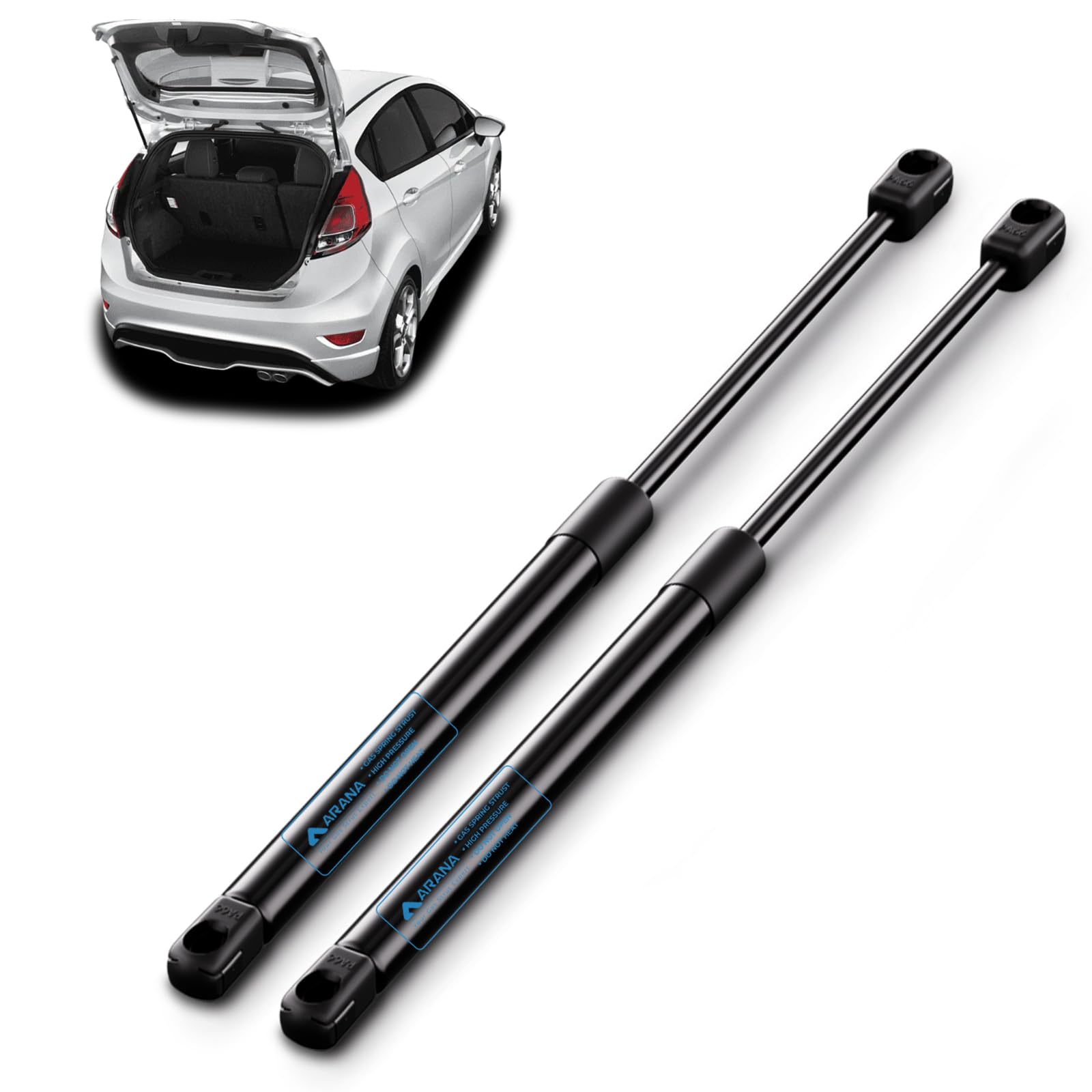 Arana 2x Heckklappe Dämpfer Gasdruckfeder kompatibel mit Ford Fiesta mk6 2008-2017 Gasdruckdämpfer Gasdruckfedern Gasfeder, Replace# 8A61A406A10AC 1523356 Angebot bei HelloDeals