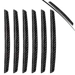 Gentpovth 6 Stück Hochwertiger Autotür Kantenschutz, Auto Universal Carbon Türschützer, Antikollisions-Türschützer, Anti-reiben dekorative Streifen, für die meisten Autos Türgriff, Türen, Rückspiegel Angebot bei HelloDeals