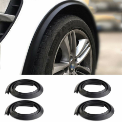 DuDuZui 1,5m Universal Mudguards Auto Rad Fender Verlängerung Formung Flares Autos Reifen Augenbrauen Trim Strip Stick Out Edge für Auto-Protektor und Dekoration, Packung mit 4 STK Angebot bei HelloDeals