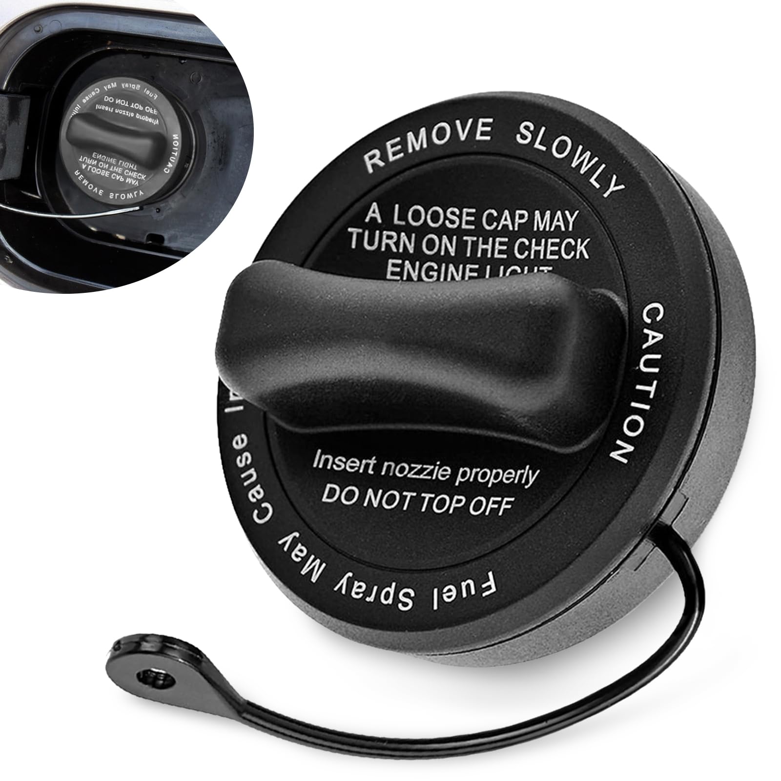 Tankdeckel mit Halteband, kfz Tankdeckelabdeckung Tankdeckel Tankverschluss für Mercedes-Benz W211 W212 W203 W204 W245 W169 X204 R17 S204 C207 C209 A209 Tankdeckel A2214700605 A2214700705 Angebot bei HelloDeals