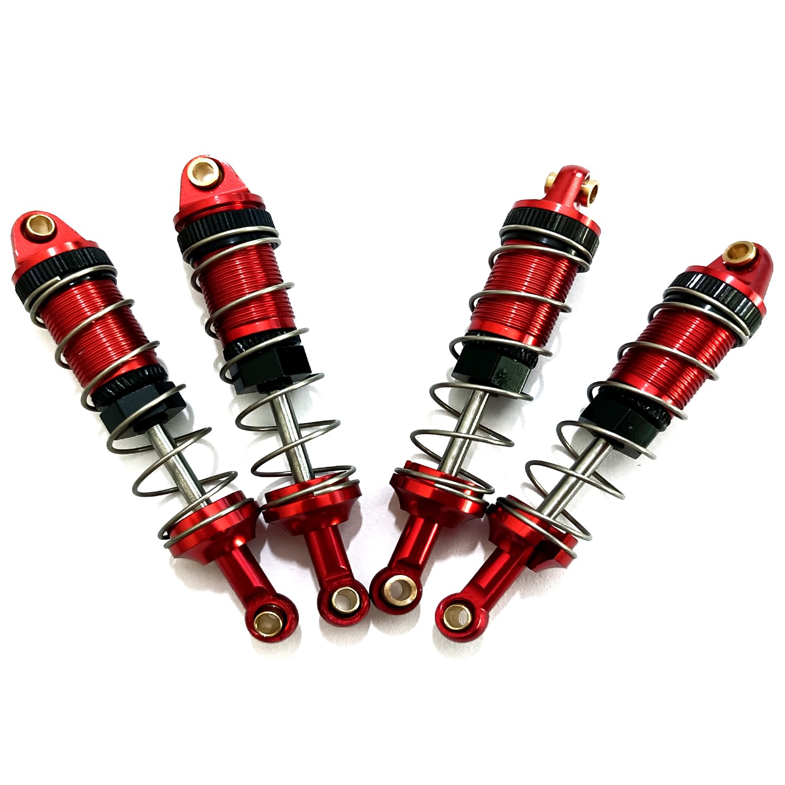 4er-Pack RC Auto Stoßdämpfer Metall Stoßdämpfer Dämpfer Kompatibel mit MJX Hyper Go 16207 16208 16209 16210 H16BM H16GT H16DR 1/16 Scale RC Auto Upgrades Teil Angebot bei HelloDeals