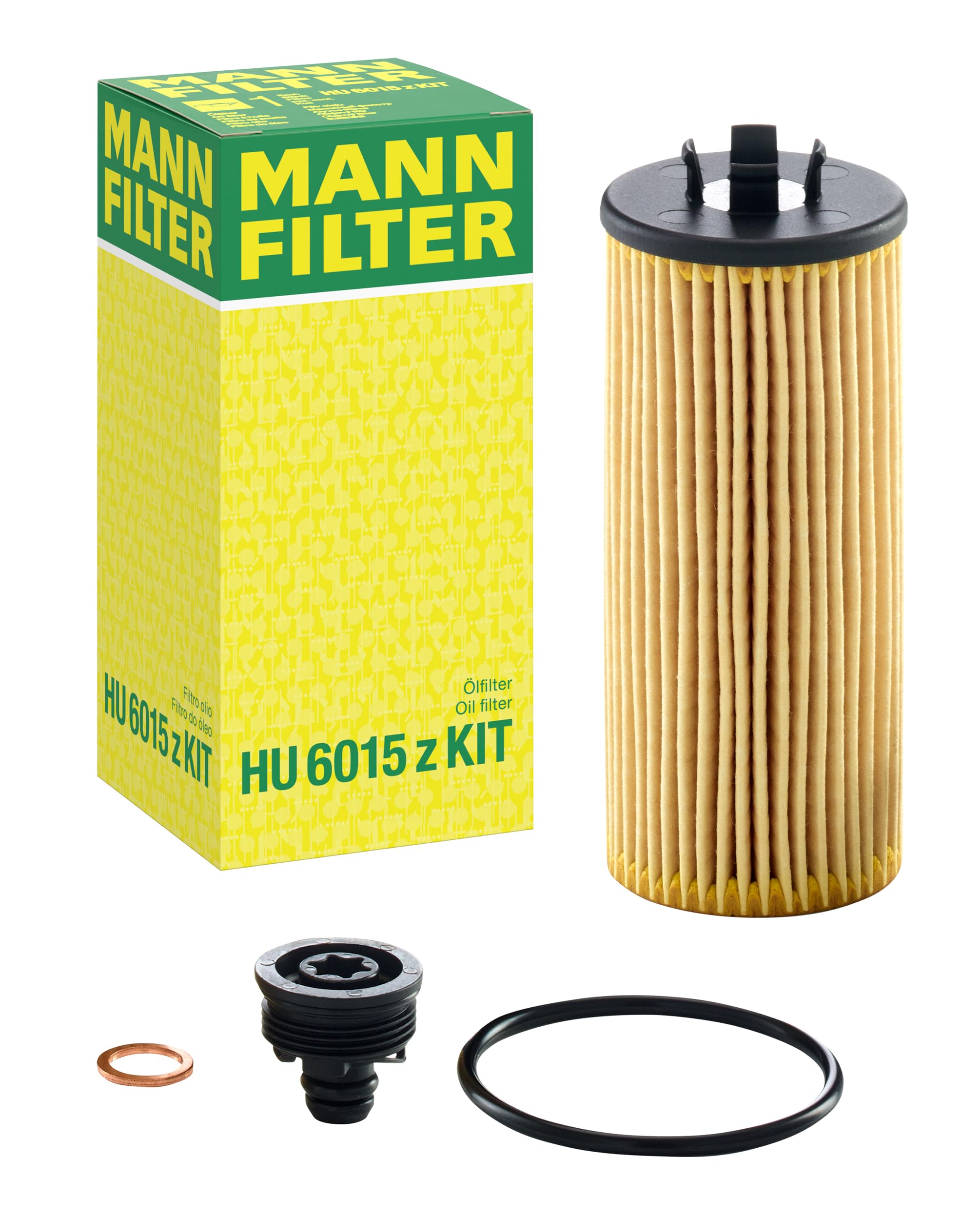 MANN-FILTER HU 6015 z KIT Ölfilter - für Pkw + Transporter Angebot bei HelloDeals