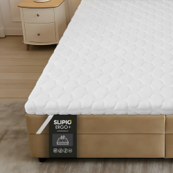 SLIPIO Matratzen Topper 160x200 cm Matratzentopper | 5cm hoch | Ergo+ optimale Körperanpassung Matratzenauflage| Bezug atmungsaktiv & Maschinenwaschbar | Hypoallergen | Gesteppter | Hochwertige 160 x 200 cm Angebot bei HelloDeals