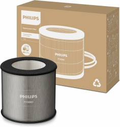 Philips Original-Ersatzfilter für Luftreiniger der Serien 800 & 900 AC0819, AC0820, AC0920, AC0921, HEPA NanoProtect, 12 Monate Lebensdauer, Schwarz/Weiß (FY0900/30) Filter 800 Serie Black/White Angebot bei HelloDeals