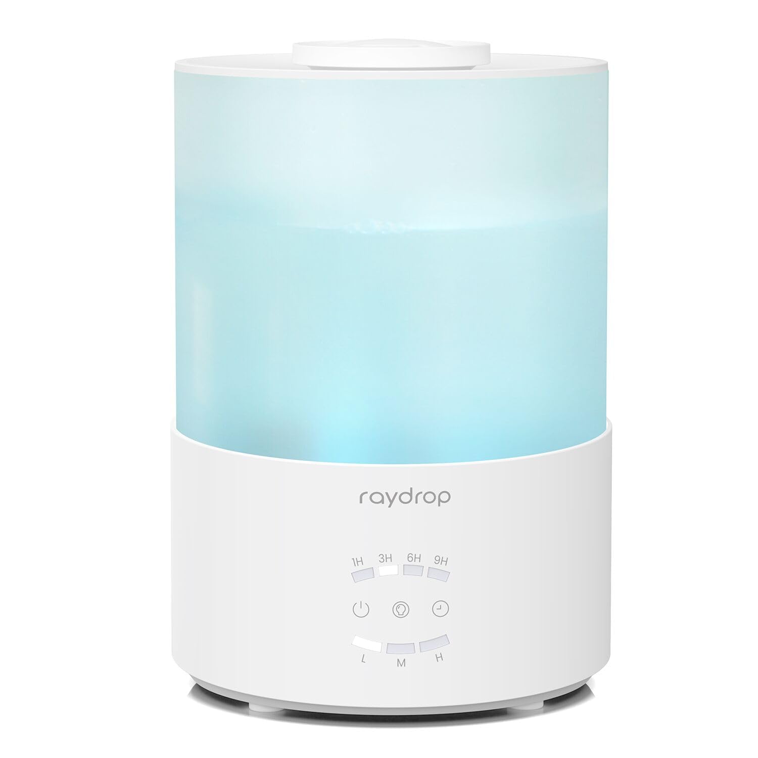raydrop Luftbefeuchter Schlafzimmer 3L, Ultraschall Cool Mist Luftbefeuchter für große Räume & Zuhause, Top-Fill Humidifier für Baby & Pflanzen, Aroma Diffusor mit LED-Licht, Timer & Auto-Abschaltung 3.0L Top-Fill Angebot bei HelloDeals