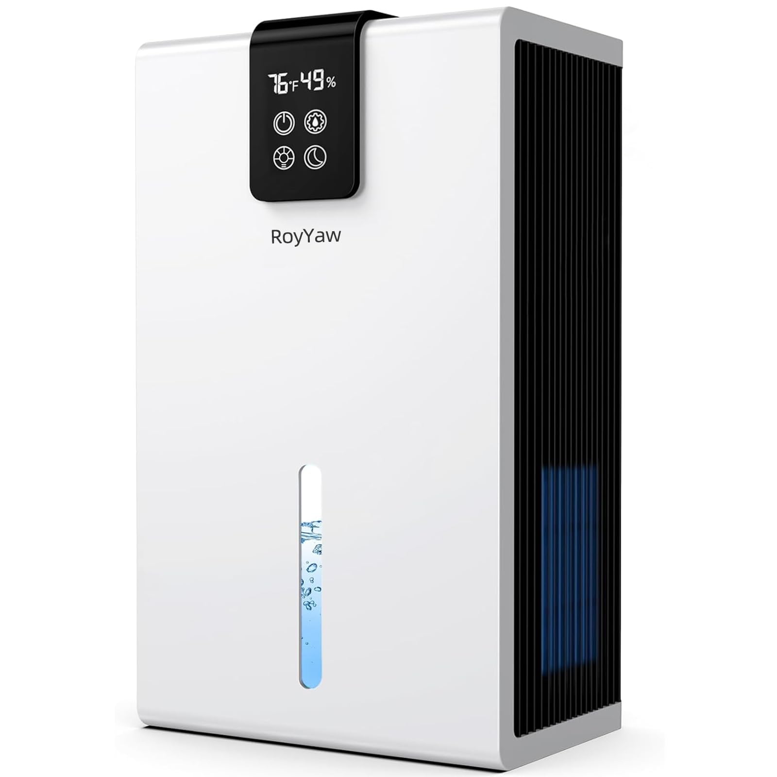 Luftentfeuchter, 2300ML Luftentfeuchter Elektrisch Mit LED-Anzeige, Automatischer Neustart, 7 Farbige Kontrollleuchten, Tragbarer Raumentfeuchter, 110m³ (45m²) für Wohnung, Bad, Keller Angebot bei HelloDeals