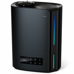AROEVE 6L Luftbefeuchter Schlafzimmer, Aroma Diffusor, Ultraschall Top-Fill Luftbefeuchter für Baby Kinderzimmer, Pflanzen, 60h leise Raumbefeuchter, intelligente Luftfeuchtigkeitskontrolle, Schwarz Angebot bei HelloDeals