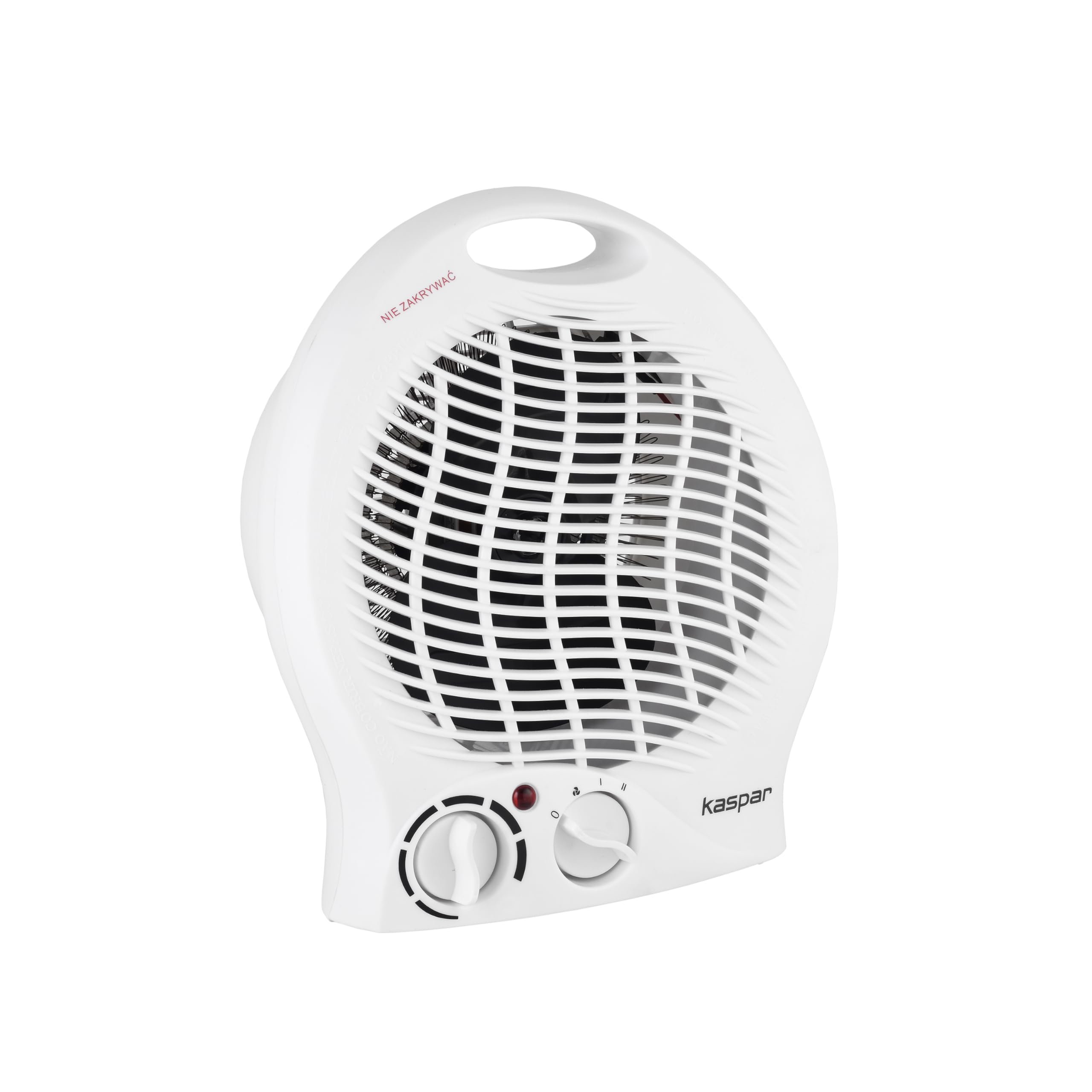 KASPAR Heizlüfter Klein Kompakt Thermoventilator Elektroheizer 1000 W 2000 W Mit Ventilatorfunktion Thermostat Überhitzungsschutz Elektroheizung 3 Heizstufen Kalt Warm Heiß Weiß Angebot bei HelloDeals