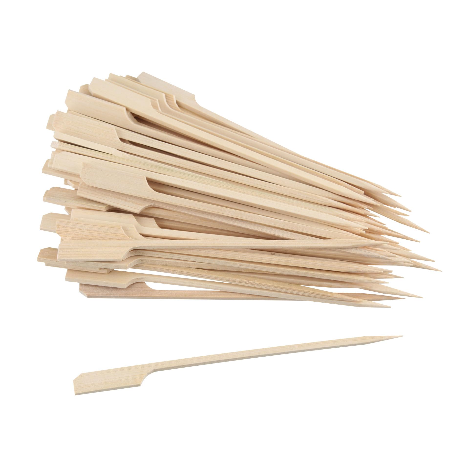 Fackelmann Fingerfood-Sticks 50er Set – Spieße aus Holz für kleine Snacks – 50 Party-Picker für Häppchen, Kanapee, Fingerfood und Co. – ca. 15 cm lang Angebot bei HelloDeals