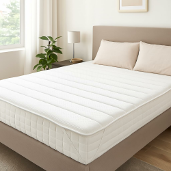 DREAMSTAR Topper 140x200cm mit Schaumkern | atmungsaktiver Matratzentopper mit 4 Eckgummis | Bequeme Matratzenauflage für Boxspringbetten, Schlafsofas, Wohnwagen, Camping | Öko-Tex Zertifiziert 140 x 200 cm Angebot bei HelloDeals