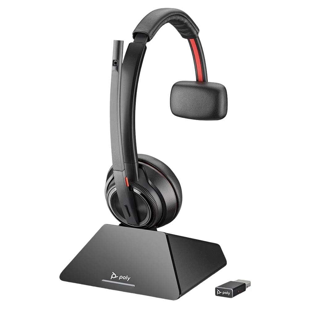 Poly Savi 8210 UC USB-A Mono DECT Headset für Microsoft Teams Mono USB-A PC Teams zertifiziert Angebot bei HelloDeals