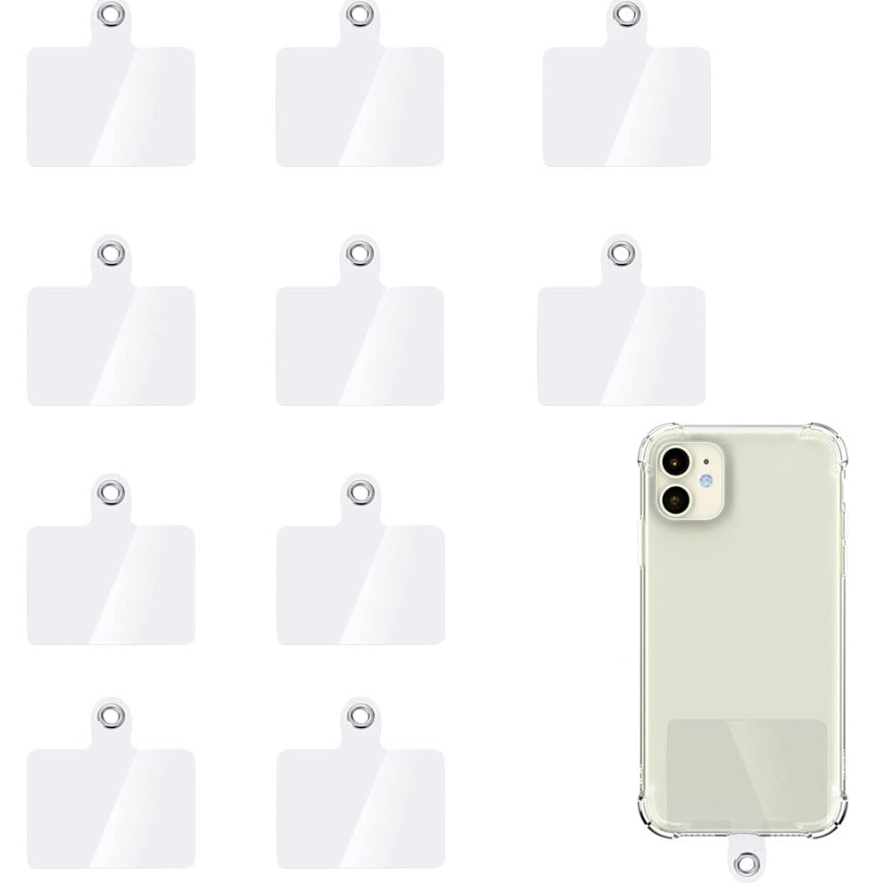 10 Stück Handy Anhänger Handykette Halterung Lanyard Adapter Pads Handy Band Handyband Handyschlaufe Universal Handykette Für Die Meisten Smartphones… Angebot bei HelloDeals