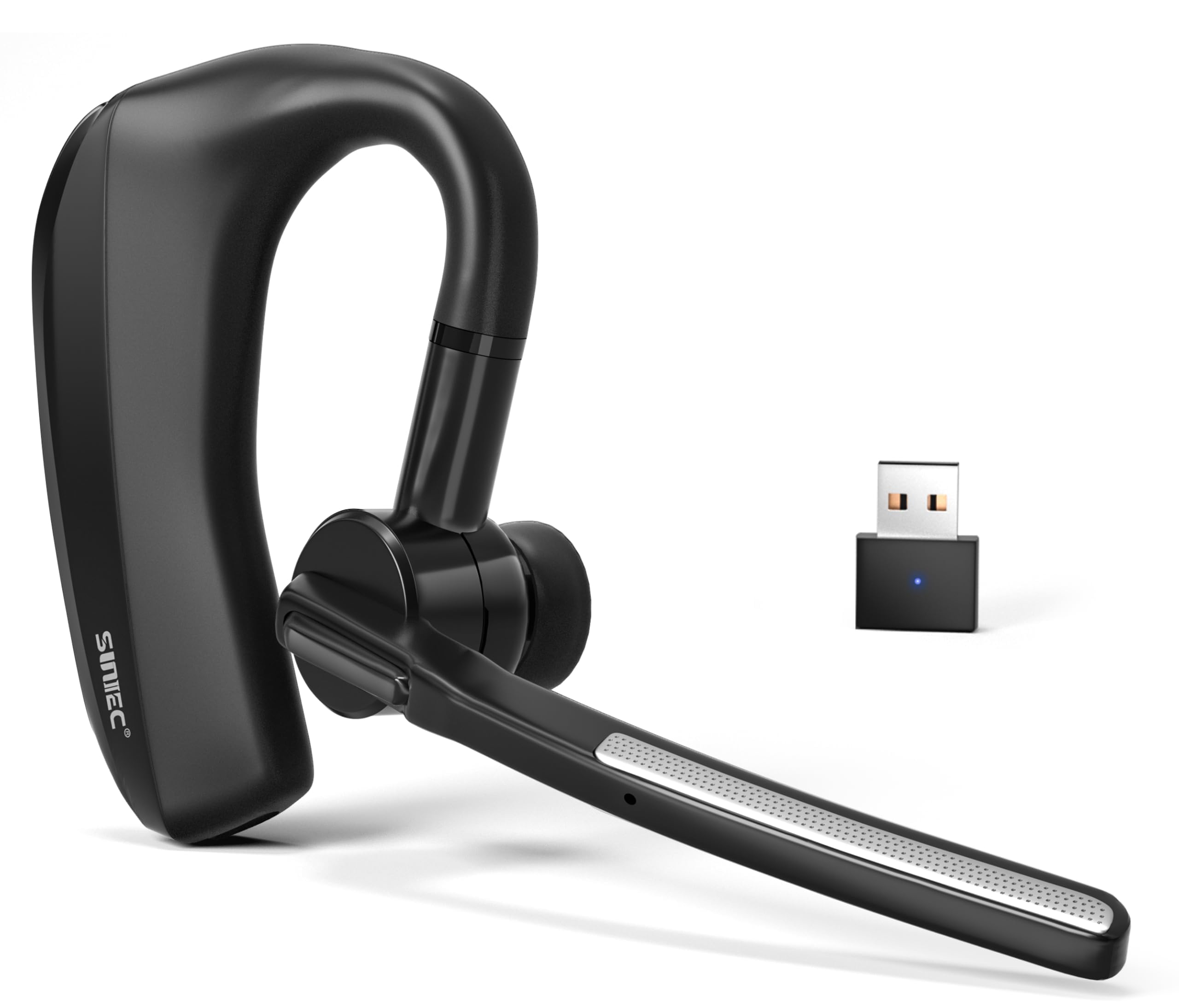 SUNITEC Bluetooth Headset mit Mikrofon, In Ear Freisprech Headset Handy Kabellos Kopfhörer für Autofahren/Business/Büro, Kompatibel mit und Android Angebot bei HelloDeals