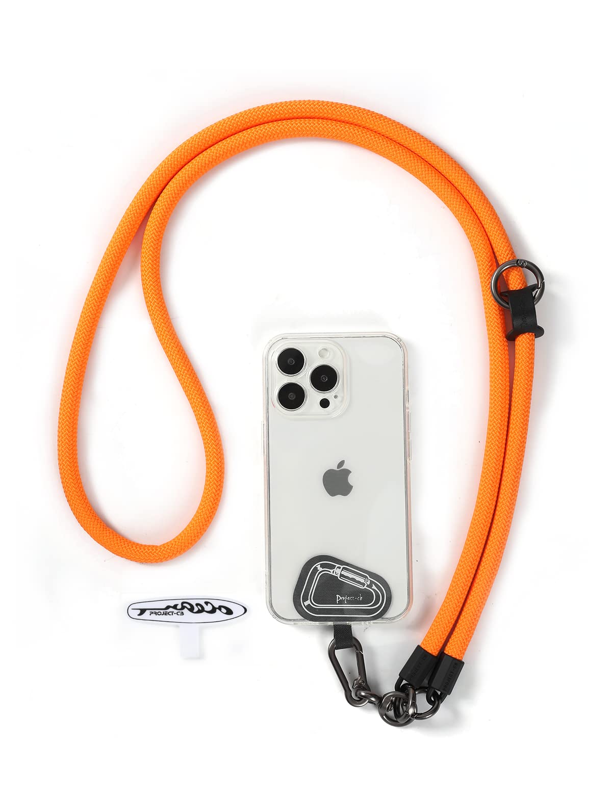 project-cb Handy Umhängeband 1,Handyband Pads 2,Universelles Verstellbares Handy Trageband,Umhängen,PUmhängen für den Hals,Handy Lanyard,Handy Anhänger(Orange) Angebot bei HelloDeals