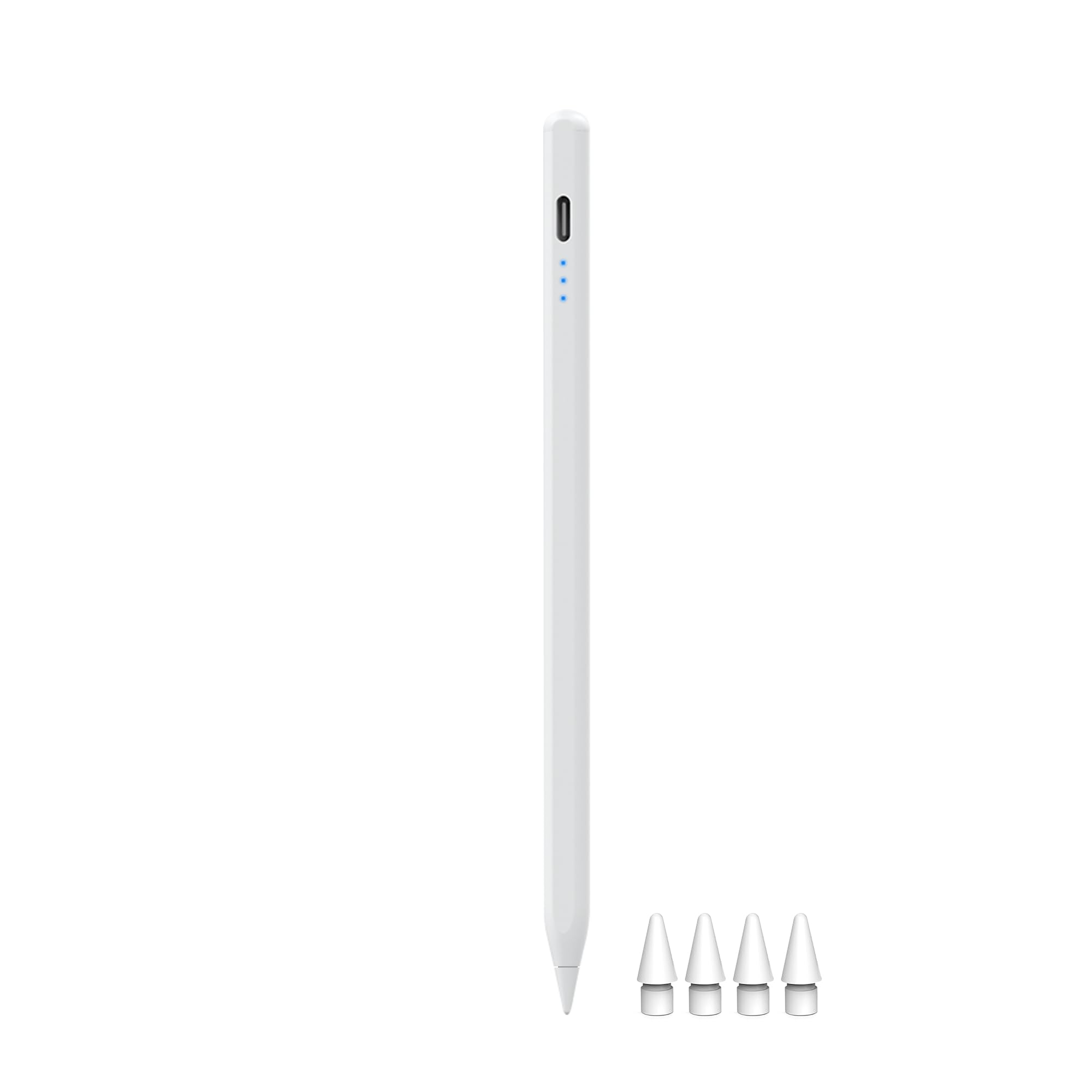 PHOSURA Stift für Apple iPad (2018-2025) – USB-C 2X Schnellladung, Neigungssensitivität & Palm Rejection, Pencil für iPad 11/10/9/8/7/6, Pro M4 13"/12,9″/11″, Air M3/M2/5/4/3, Mini 7/6/5 Weiß Angebot bei HelloDeals