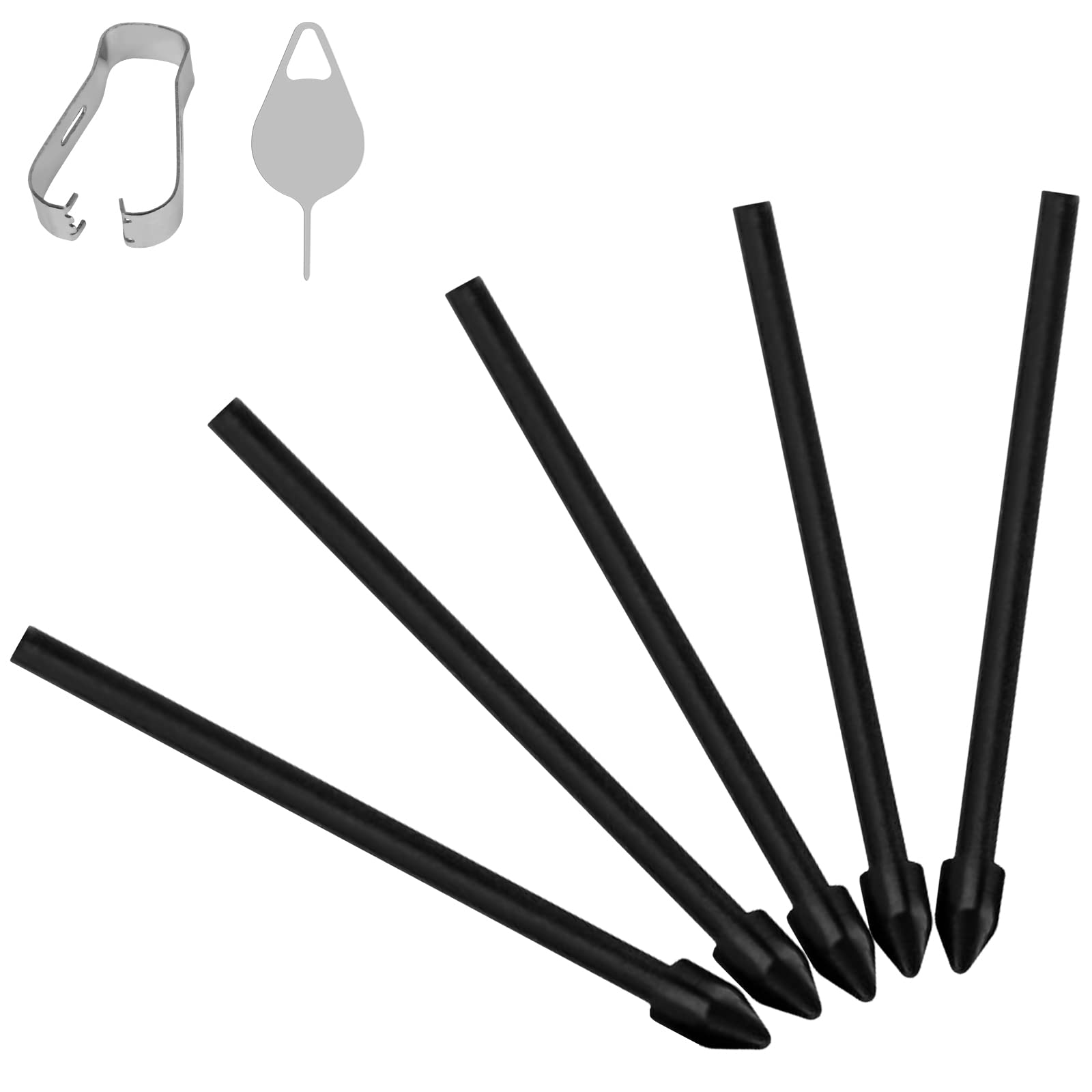 Flintronic S-Pen Ersatzspitzen, Ersatz Touch Stylus Tips, Ersatzspitze mit Pinzettenwerkzeug für Galaxy Tab S9/S8/S6/S7/S7+/S6 Lite/Note10/Note 5G/Note10+/Note10+ 5G/Note20, 5Stück, Schwarz #1 5Stück Schwarz Angebot bei HelloDeals